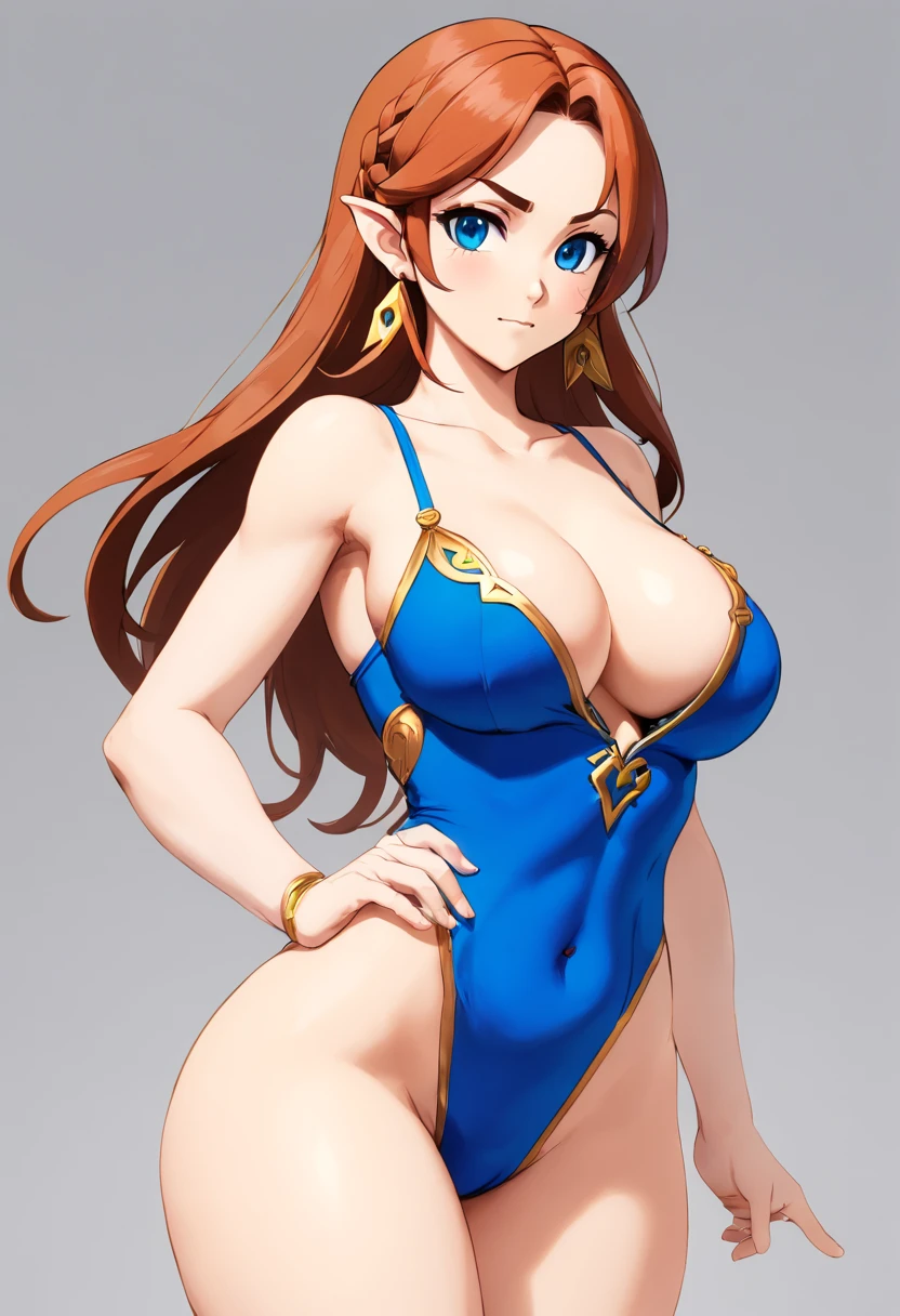 photorealistic, cinematography lighting, cool pose, looking at viewer, 1girl, Russian woman, 30 years old, long hair, red hair, naked, SPY, full body, standing, (only), Street Fighter art style, zipper, zipper full length, partially unzipped, blue eyes, white background, character sheet, buxom chested, large breasts size, with large breasts, stunning, large breasts, big breasts!, nsfw, slipping out of top, areola, areola slip, visible areola, NSFW, nsfw, big breasts!, with large breasts, nsfw huge breasts, with a large breasts, big breasts