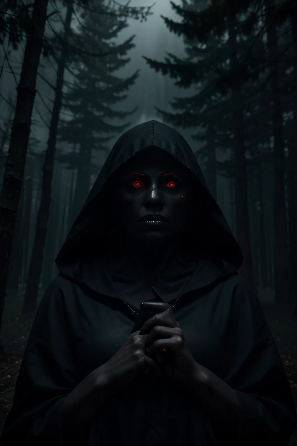 (monstrous woman,wearing a black hood,talking on the phone),inserting a surreal background,with dark and mysterious atmosphere,creating a sense of tension and anticipation,[sinister phone call], [eerie shadows], [haunting presence:1.2],[supernatural elements],[ominous ambiance],[hauntingly beautiful],intense colors,twisted and distorted features,extraordinary details,[(best quality,4k,8k,highres,masterpiece:1.2),ultra-detailed,(realistic,photorealistic,photo-realistic:1.37)],[mystical lighting],[surrealistic art style], [sinister aura],[sinister hooded figure], [dark and twisted art], [supernatural entity],[phantasmagorical scene],[mysterious vibes], [dark fantasy], [unsettling landscape], [elegant horror],[suspenseful narrative], [enigmatic character],[sinister intentions],[unsettling composition]