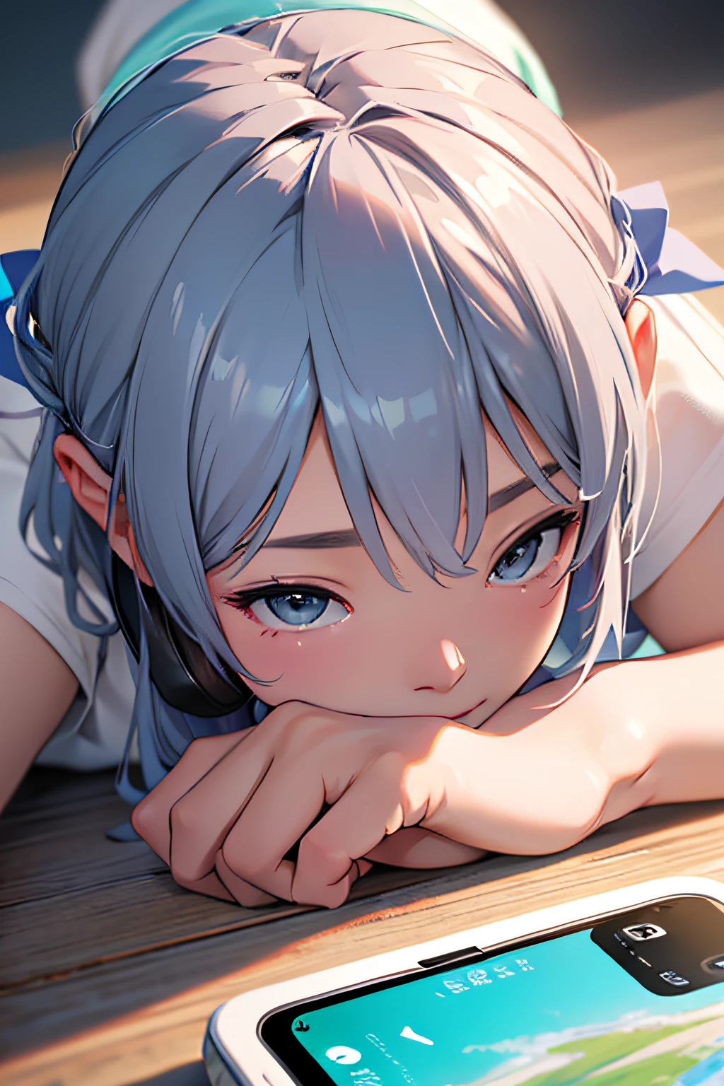 ((Phone close-up)),the detail,4K Ultra HD, 超高分辨率, (Photorealistic: 1.4), Best quality,Masterpiece,(pastel colour:1.2)