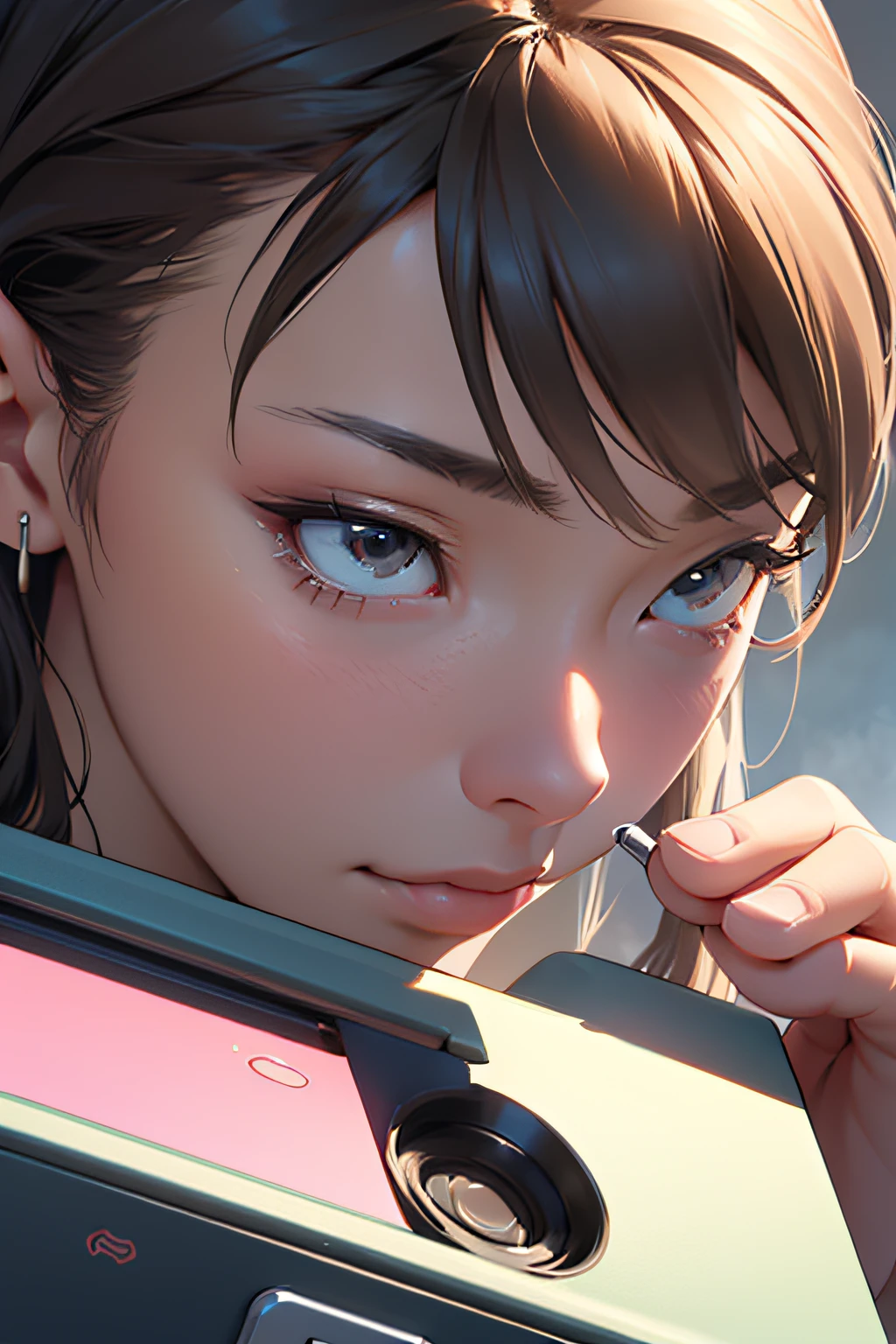 ((Phone close-up))，the detail，4K Ultra HD, 超高分辨率, (Photorealistic: 1.4), Best quality，Masterpiece,（pastel colour：1.2）