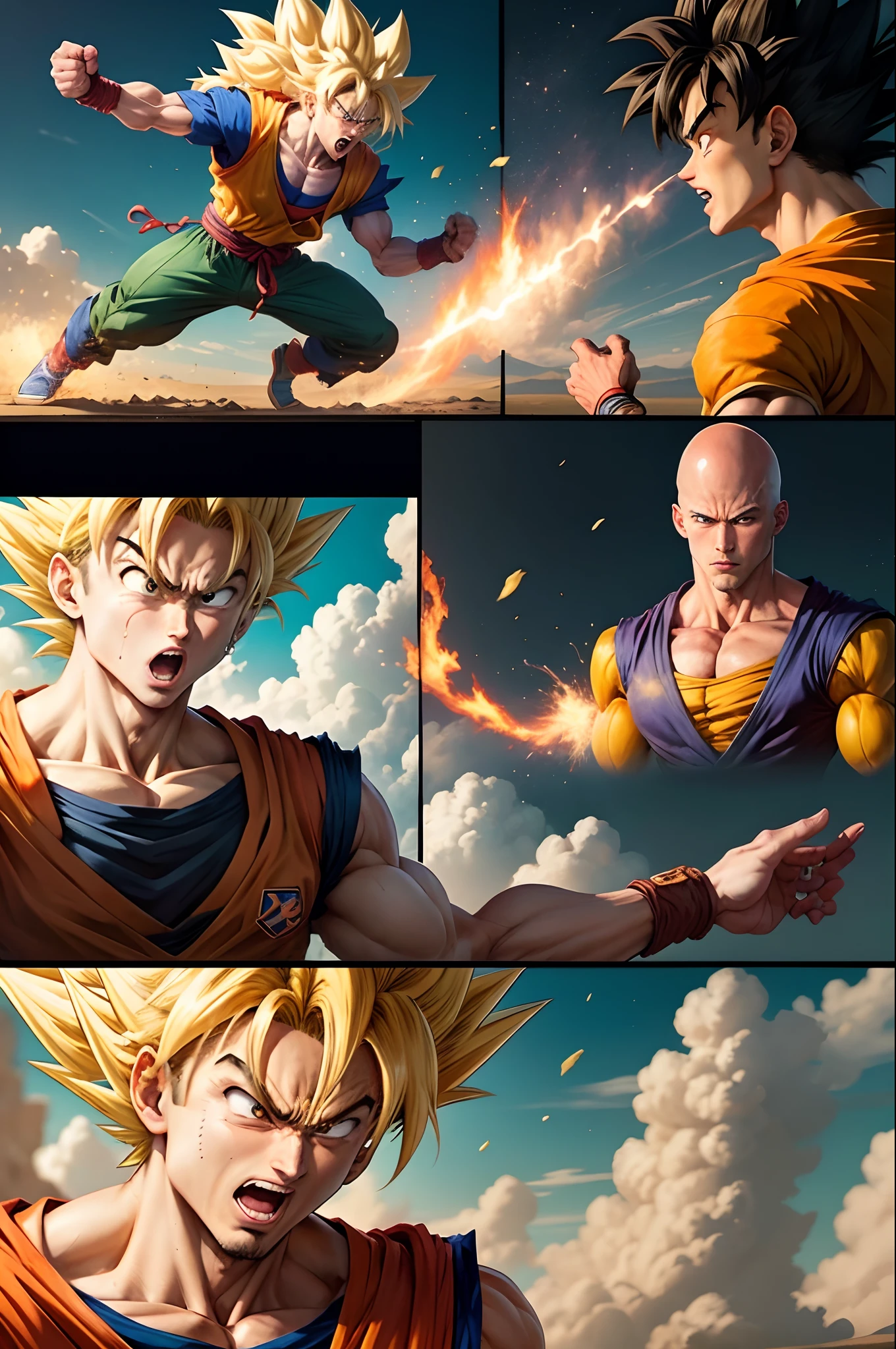 Goku vs saitama