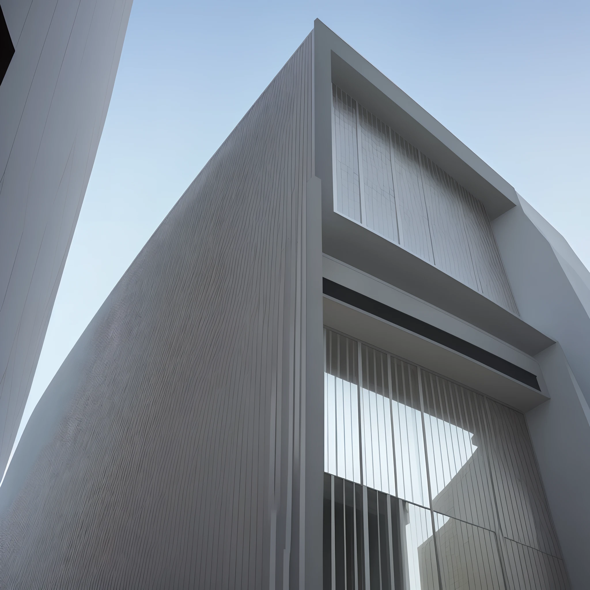 Look up at the modern architecture