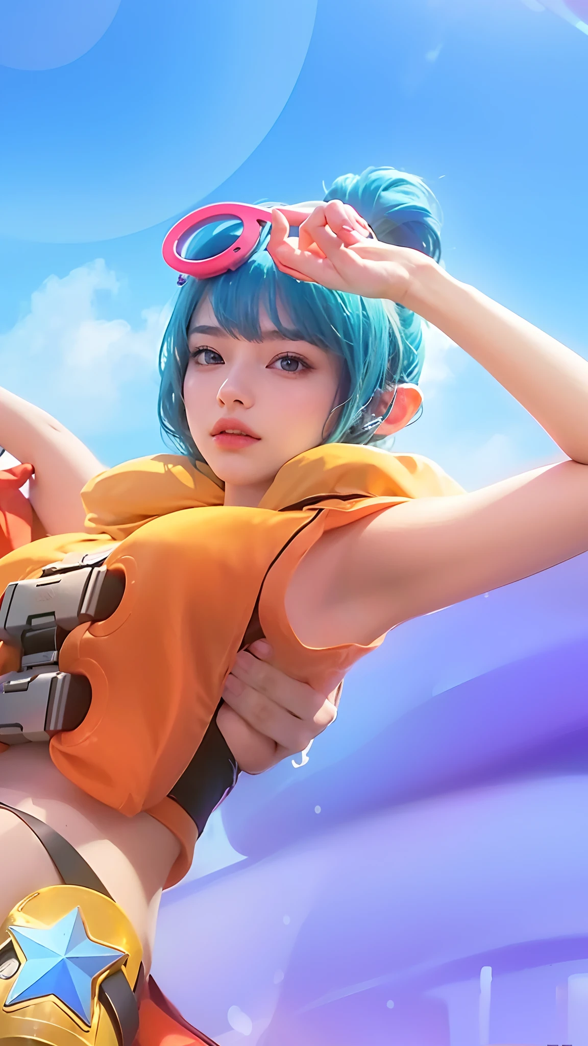 close up of a girl or woman (K-Pop idol), detailed hair , big booobs ,  shadowbringers cinematic, 4 k detail fantasy, a beautiful fantasy empress, game cg, xianxia fantasy, xianxia hero, 2. 5 d cgi anime fantasy artwork, cinematic goddess close shot, ruan jia and artgerm, wow 4 k detail fantasy, hyper-detailed fantasy character, high definition, hyper- detailed,perfect, fantastic, detailed facial and body skin texture, detail ?????? (pussy), detail eyes, detailed everything, hyper realistic.