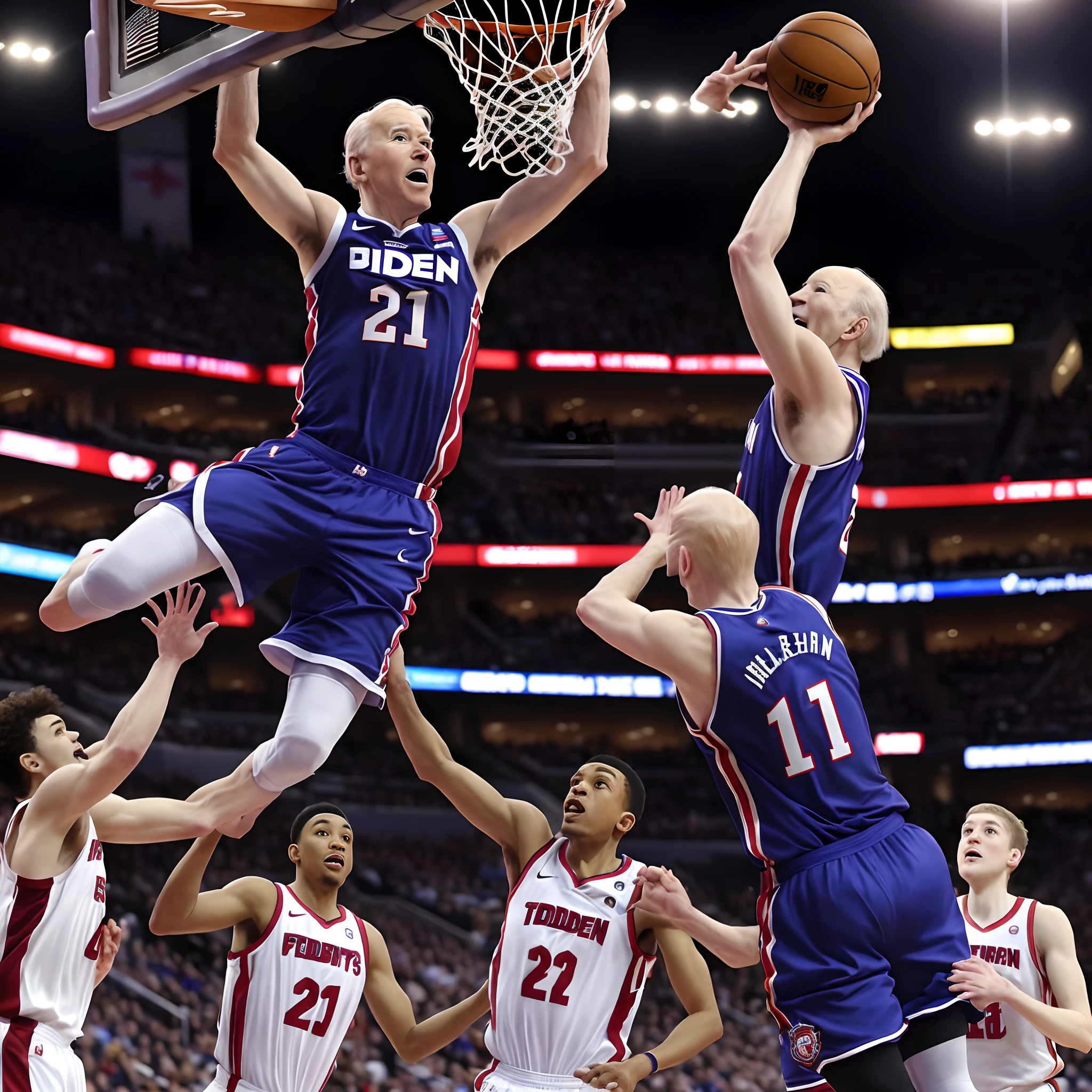 Joe Biden Dunking