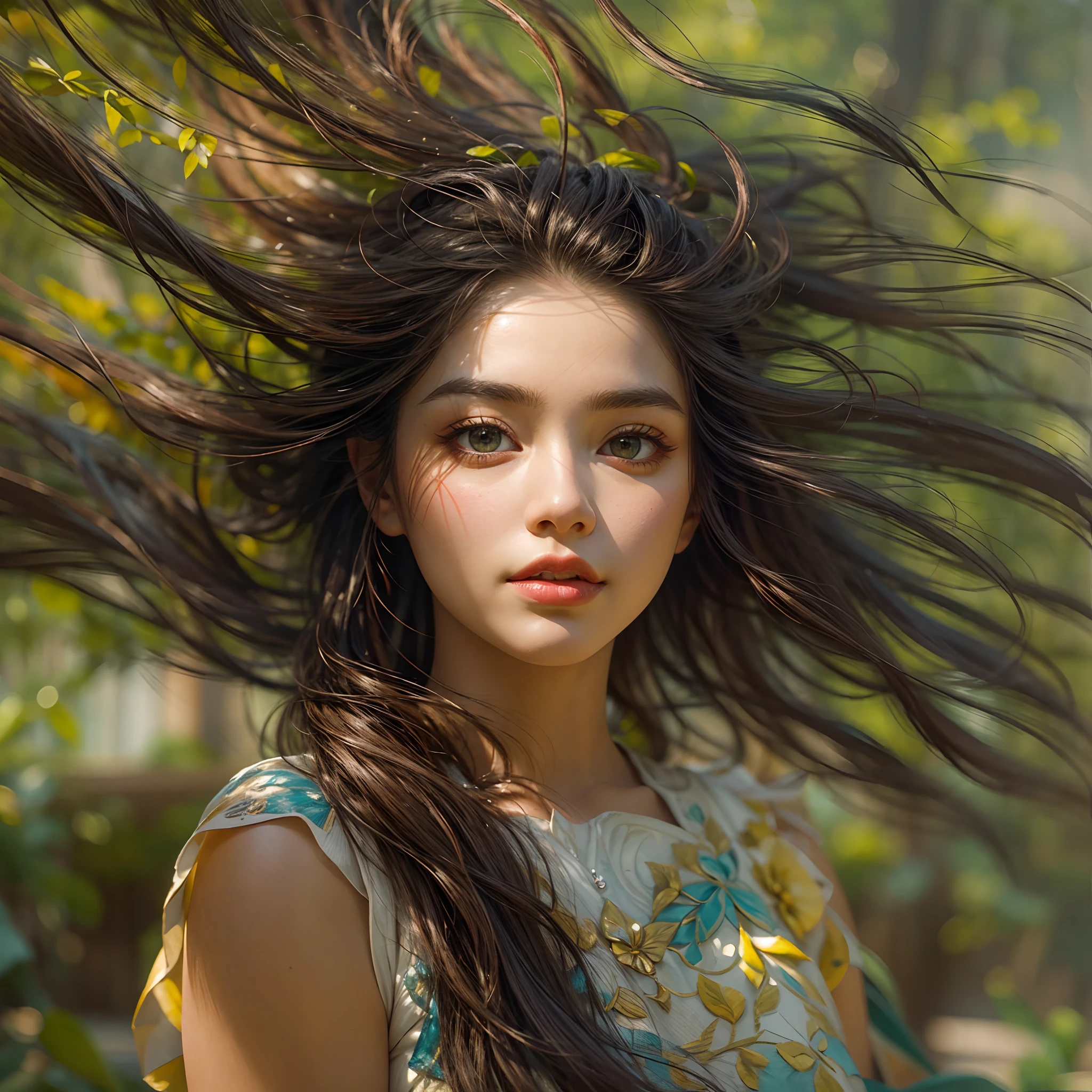 (best quality,ultra-detailed),extremely detailed face,focused expression,fantastic background,dynamic pose,beautiful detailed eyes,beautiful detailed lips,longeyelashes,sharply defined eyebrows, flawless complexion,warm-toned skin,high cheekbones,soft and glossy hair,expressive facial features,vibrant and lively colors,realistic lighting,impressive sense of depth,dramatic shadows and highlights,intricate textures,meticulous attention to detail,professional-level artwork,texture-rich brushwork,highly polished finish,photorealistic rendering,immersive atmosphere,striking composition,captivating storytelling,rich depth of field,crisp and clear details,masterfully executed artwork,lifelike portrayal,spectacular aesthetics,exquisite facial expressions,compelling emotion,vivid and vibrant personality,artistic interpretation,alluring charm,dynamic and energetic pose,realistic body proportions,flawless anatomy,graceful and fluid movements,awe-inspiring backdrop,scenic beauty,nature-inspired elements,harmonious color palette,enchanted setting,eye-catching foreground elements,intriguing visual narrative,impressive artistic flair,connects deeply with the viewer,mesmerizing and captivating masterpiece