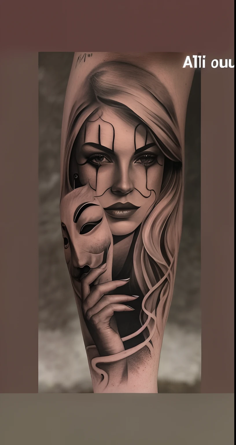 a close up of a person with a tattoo on their back, whole tattoo, inking on skin, extreme detailed face and body, ink outline, Back tattoo, tattoos all over the skin, ink on skin, tattooed back, Colorful tattoo style, shaded tattoo,Medusa, intense line work, highly detailed full-body art ,The hair is all snakes, ink under drawing, portrait of a sacred serpent, portrait 4 / 3, Same with Medusa,Face to the left。 --auto