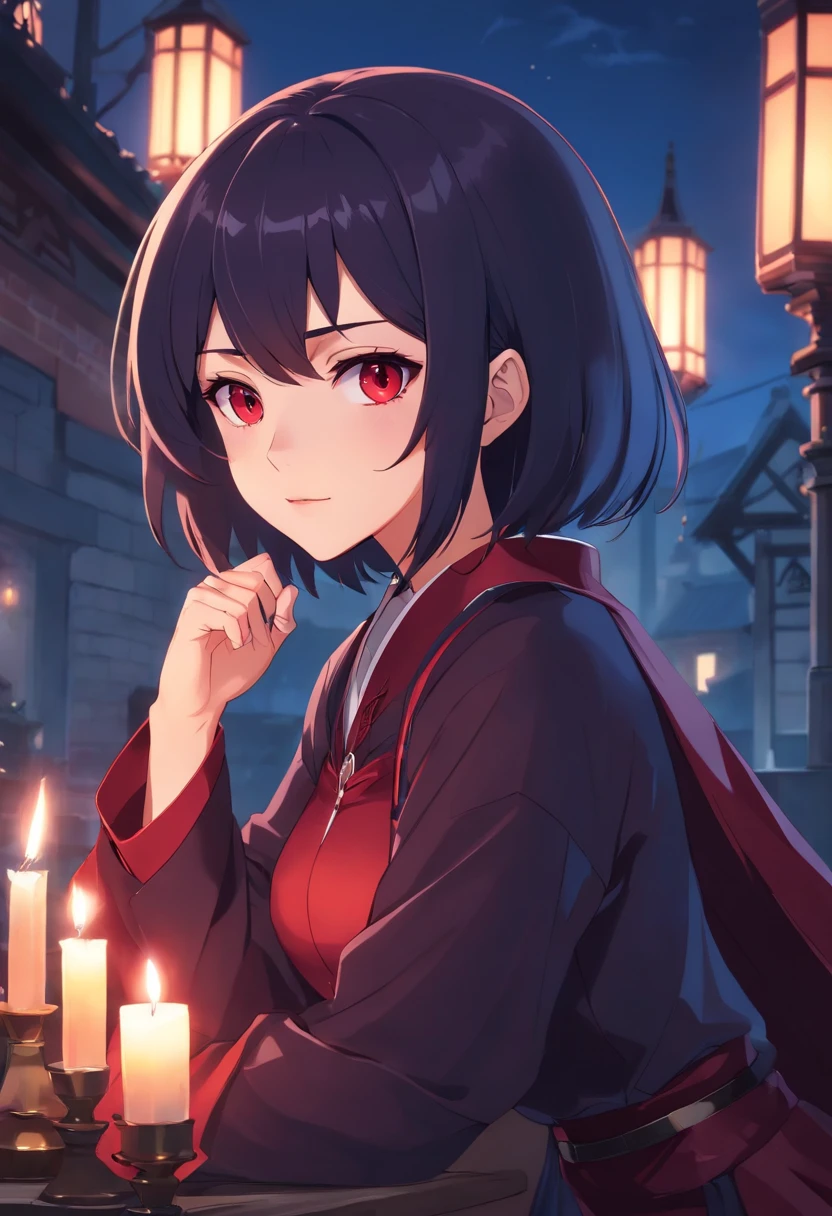 Garota de anime sentada em um trono com uma lua cheia no fundo, rainha vampira bonita, menina vampiro, rainha vampira, rainha feminina vampira bonita, female vampire, gothic maiden anime girl, androgynous vampire, badass anime 8 k, menina anime demon, vampiro escuro, Retrato de uma senhora vampira, O vampiro, vampiros de anime, Carmilla Vampiro, moda vampiro, retrato do vampiro