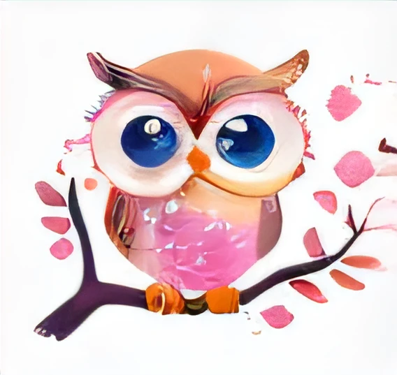 Cartoon owl with big eyes sitting on a branch with hearts, coruja bonito, com uma coruja fofa fofa, coruja incandescente, mocho, uma coruja, Coruja Radiante, arte digital bonito, kawaii, caixa, alto detalhamento), Chibi, menina bonito, animal bonito, arte fofa, Corujas, Olhos cor-de-rosa grandes, uau, olhando bonito, linda senhora, criatura fofa, cute illustration ((arte vetor))