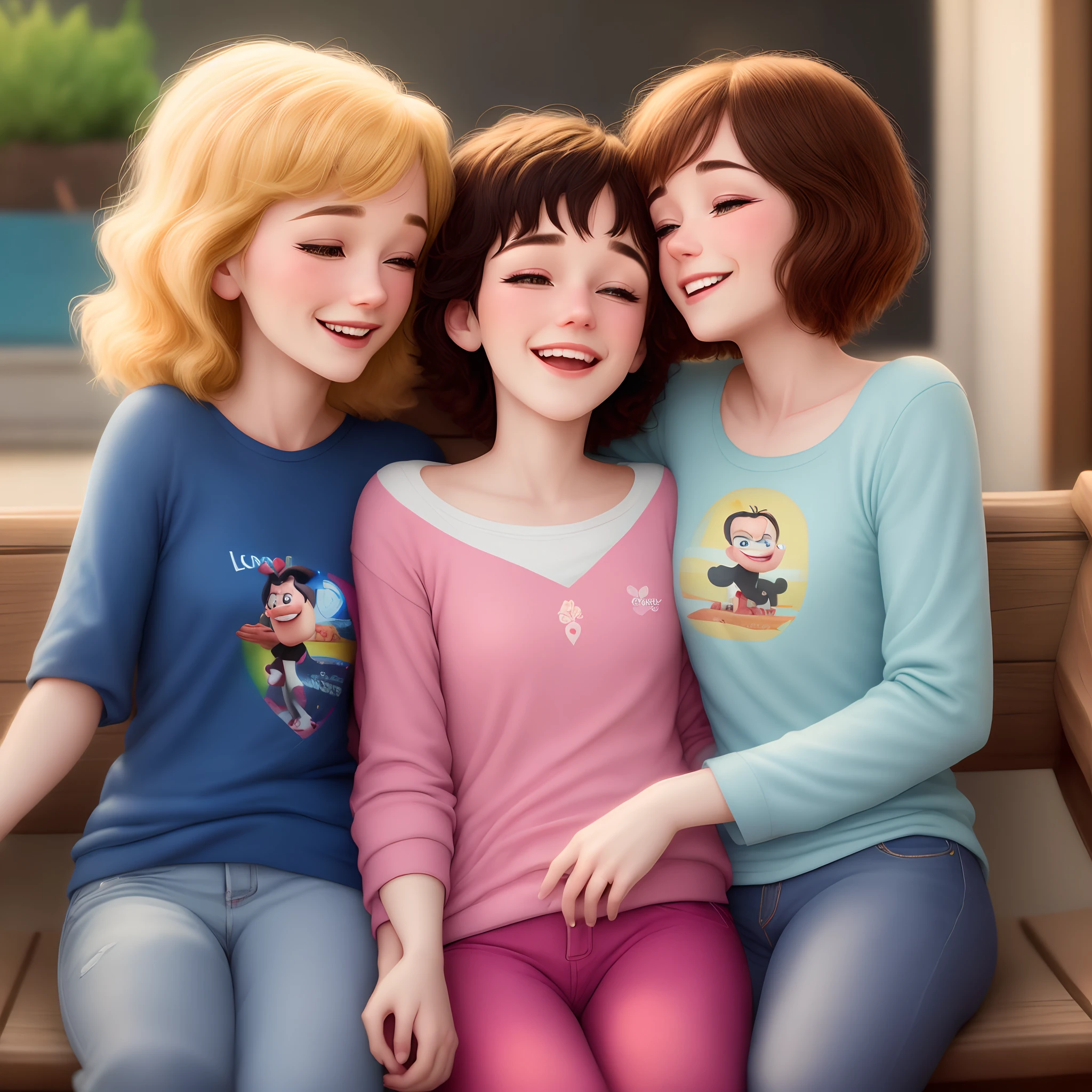 One of gay love, lesbian and straight love in a tender theme, Disney and Pixar