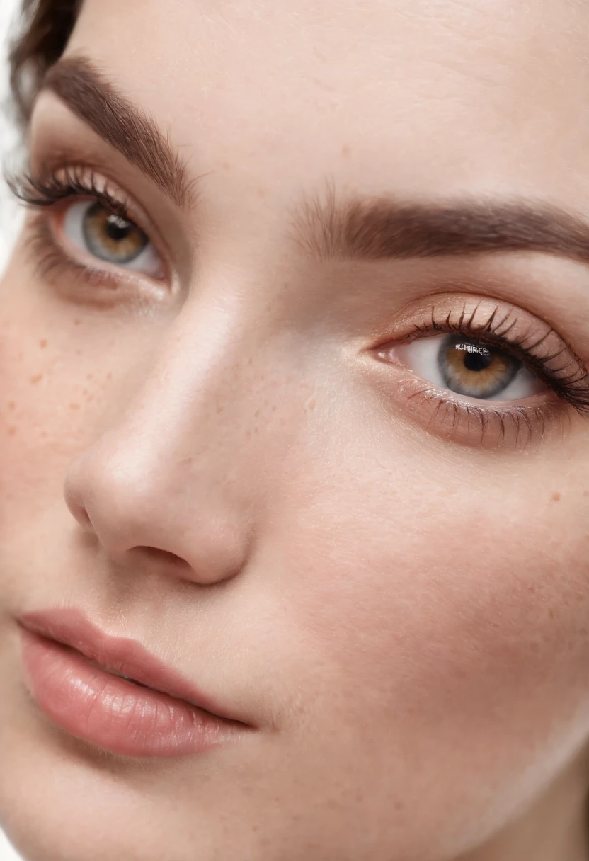Create a hyper-realistic close-up portrait capturing the exquisite details of a beautiful woman's face. Pay meticulous attention to realism, ensuring that each freckle is distinct and scattered naturally across her cheeks and nose. Highlight the soft, natural variations in skin tones, and subtly depict the fine facial hairs to add to the authenticity.

Zoom in on the eyes, conveying depth and complexity through intricate reflections and well-defined irises. Emphasize the eyelashes, making them finely textured and naturally arranged. Capture the subtle nuances of expression around the eyes, such as laugh lines or delicate crow's feet.

Focus on the lips, rendering them with precision to showcase the natural texture and color variations. If she's wearing makeup, depict it with a level of detail that blurs the line between reality and artistry. Ensure that the pores on her skin are visible, portraying a level of detail that invites viewers to appreciate the intricacies of the human complexion.

Consider the play of light and shadow on her face, creating a three-dimensional effect that enhances the overall realism. Experiment with warm and cool tones to bring out the natural warmth of her skin while maintaining a lifelike appearance.

This prompt aims to inspire a highly detailed and realistic close-up portrait, emphasizing the beauty of imperfections like freckles and pores, blurring the line between artistry and reality.