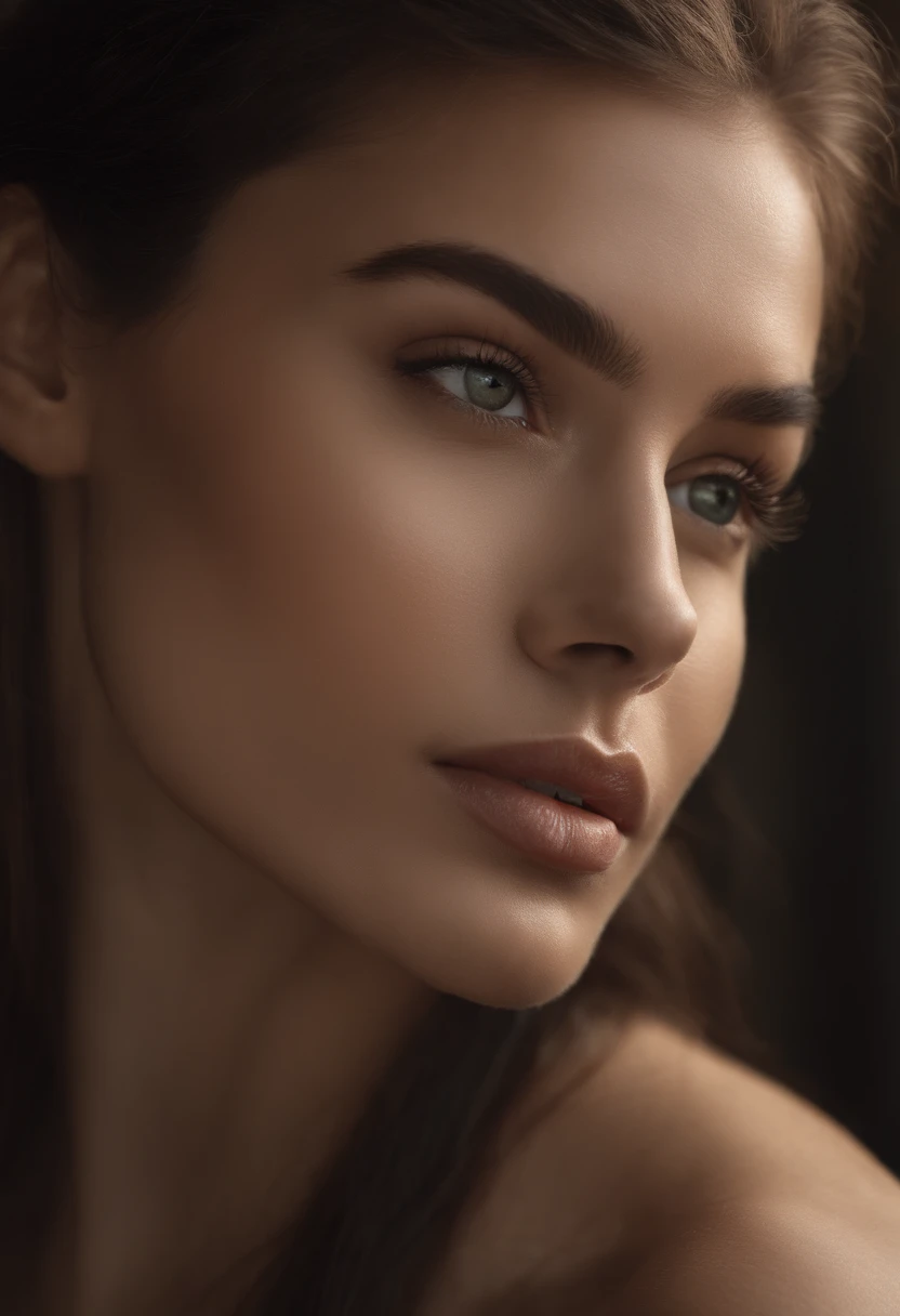 Create a hyper-realistic close-up portrait capturing the exquisite details of a beautiful woman's face. Pay meticulous attention to realism, ensuring that each freckle is distinct and scattered naturally across her cheeks and nose. Highlight the soft, natural variations in skin tones, and subtly depict the fine facial hairs to add to the authenticity.
Zoom in on the eyes, conveying depth and complexity through intricate reflections and well-defined irises. Emphasize the eyelashes, making them finely textured and naturally arranged. Capture the subtle nuances of expression around the eyes, such as laugh lines or delicate crow's feet.
Focus on the lips, rendering them with precision to showcase the natural texture and color variations. If she's wearing makeup, depict it with a level of detail that blurs the line between reality and artistry. Ensure that the pores on her skin are visible, portraying a level of detail that invites viewers to appreciate the intricacies of the human complexion.
Consider the play of light and shadow on her face, creating a three-dimensional effect that enhances the overall realism. Experiment with warm and cool tones to bring out the natural warmth of her skin while maintaining a lifelike appearance.
This prompt aims to inspire a highly detailed and realistic close-up portrait, emphasizing the beauty of imperfections like freckles and pores, blurring the line between artistry and reality.