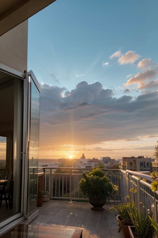 extremely Realistic rear view photo of a woman img (having sex, grabbing ass), short hair, naked, top of a skyscraper, skyline, sunset, scenic