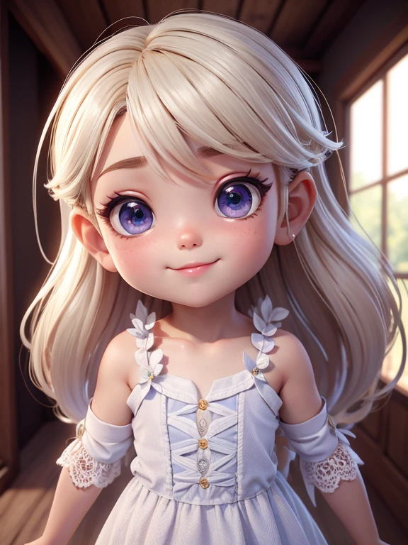 chibi 1 pequeno africano pele castanha escura:5, sorriso bonito, Andar no campo ((corpo inteiro))) "((with coffee))" sombras realistas, olhos brilhantes, pele detalhada, olhos verdes claros levemente cintilantes, Pose para foto, longos cabelos castanhos encaracolados, flores no cabelo, estilo rapunzel, Very detailed, Rosto 8k altamente detalhado, Formato de rosto perfeito, perfect full lips, nariz perfeito, olhos bonitos e corretos, Observador, vestido de noiva: 3.45 , Flores de cabelo, master part, best quality, only one, jeans, soio, Advanced Chibi