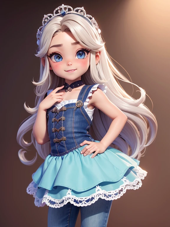 chibi 1 pequeno menino africano pele castanha escura:5, sorriso bonito, Andar no campo ((corpo inteiro))) "((with coffee))" sombras realistas, olhos brilhantes, pele detalhada, olhos verdes claros levemente cintilantes, Pose para foto, longos cabelos castanhos encaracolados, flores no cabelo, estilo rapunzel, Very detailed, Rosto 8k altamente detalhado, Formato de rosto perfeito, perfect full lips, nariz perfeito, olhos bonitos e corretos, Observador, vestido de noiva: 3.45 , Flores de cabelo, master part, best quality, only one, jeans, soio, Advanced Chibi