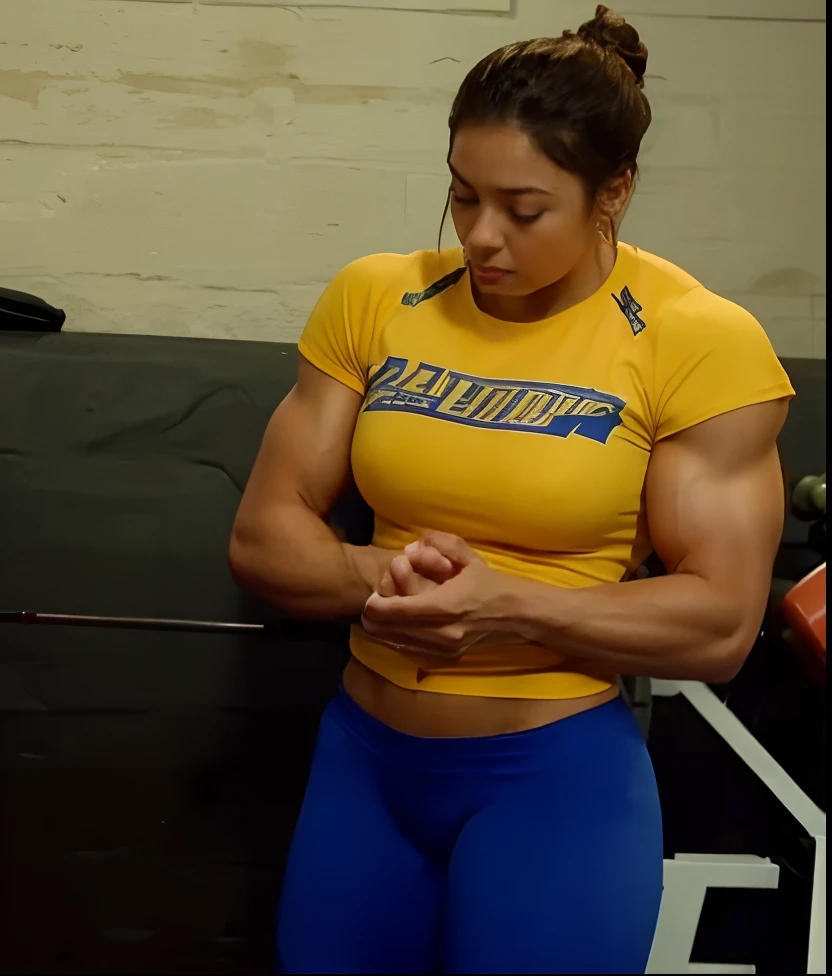 Peituda, musculosa, woman with muscles, peito enorme pov, hentai , cabelo vermelho