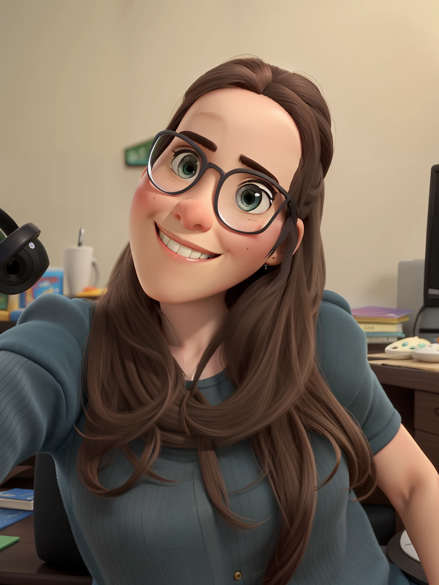 Alta qualidade, estilo pixar