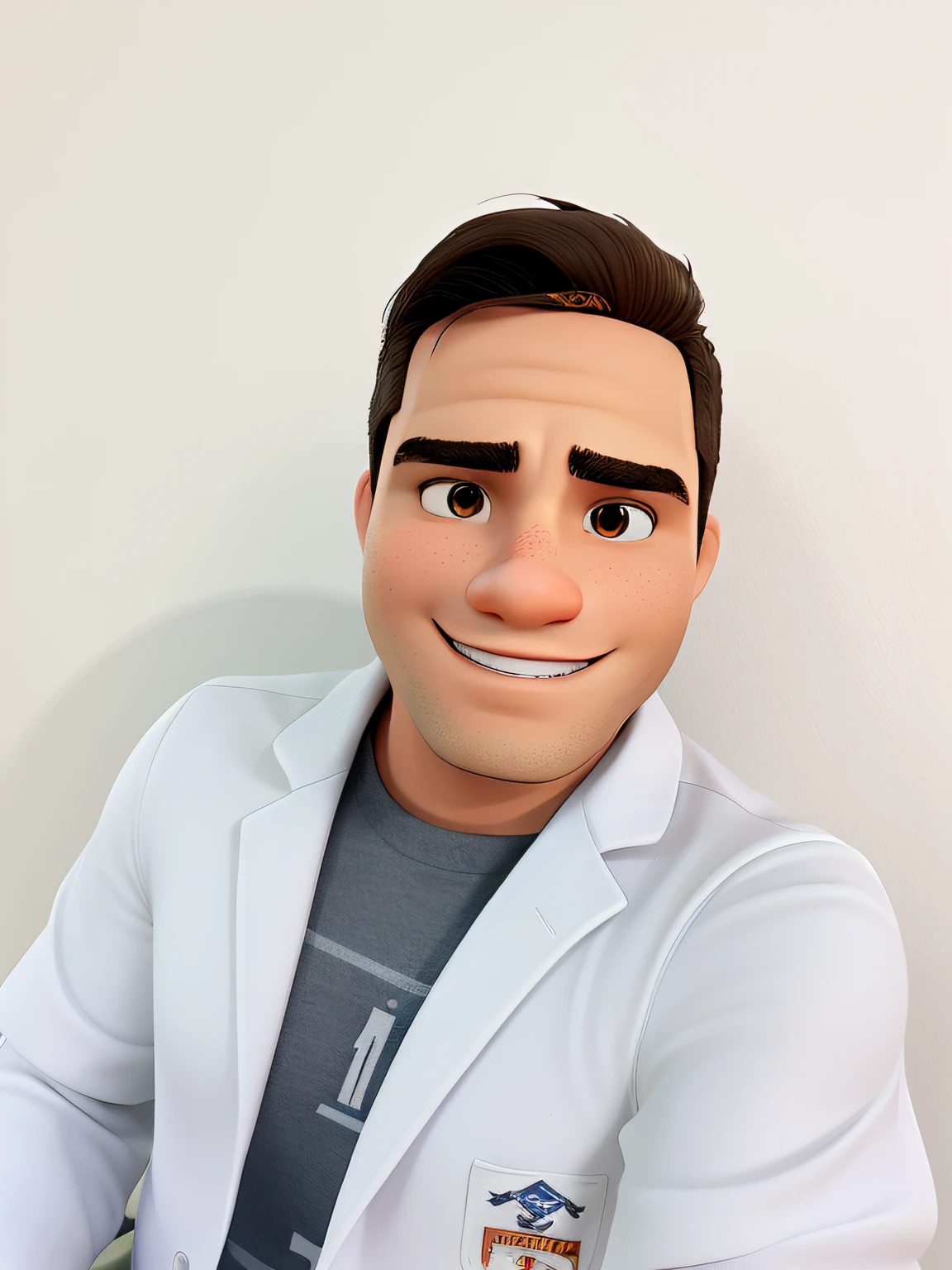 homem de jaleco branco, alta qualidade