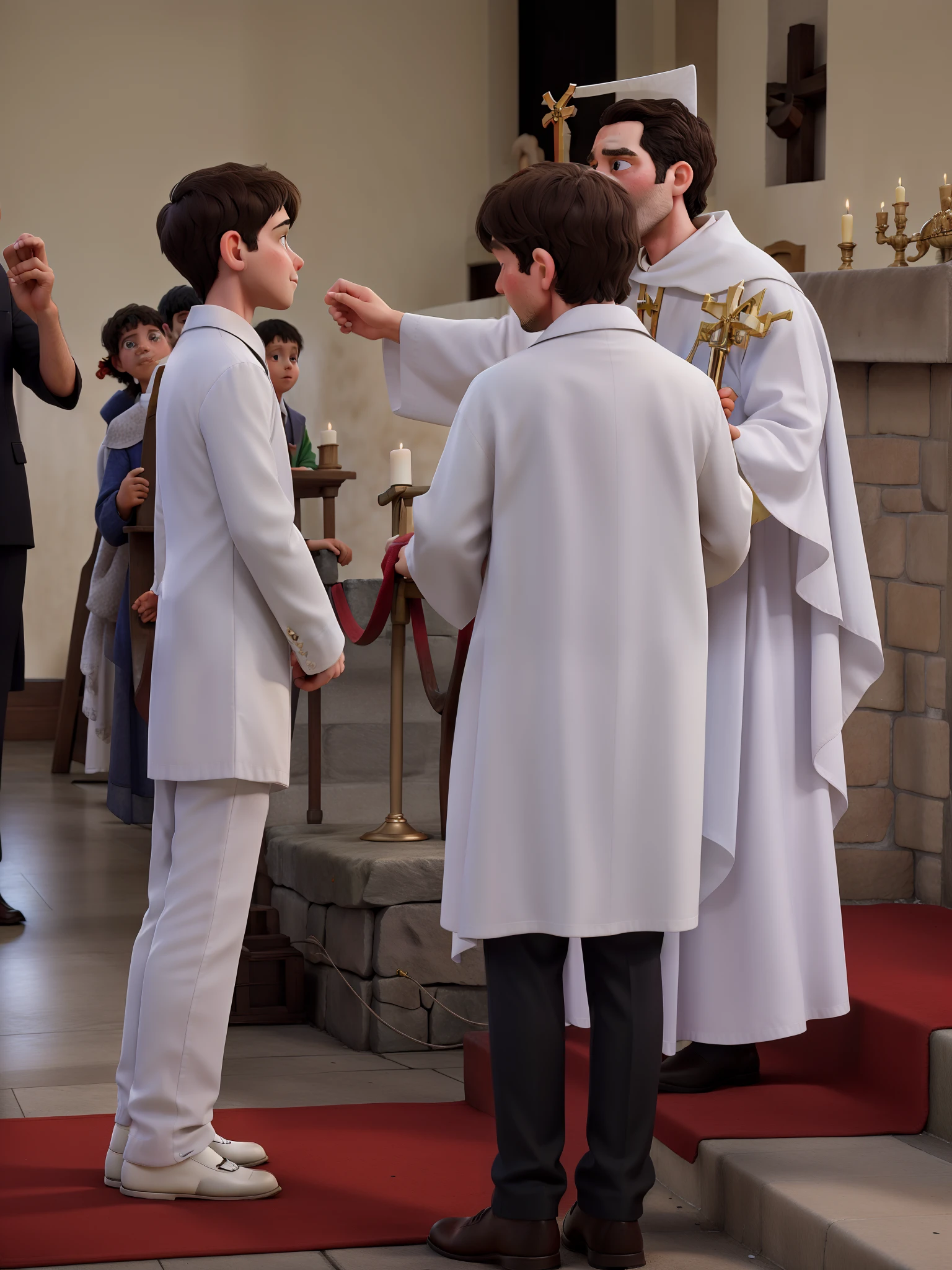 1st Communion at Jesus' side