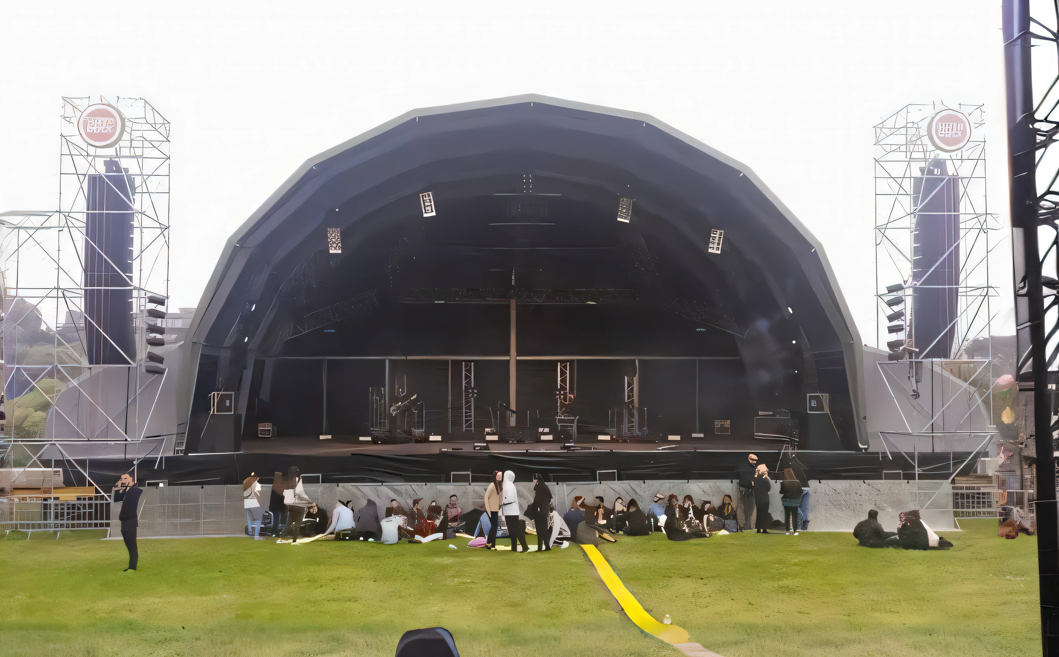 palco, um palco de festival ao ar livre, Palco coberto ao ar livre, palco, no palco de concertoos de rock, Palco vazio, no palco, festival, concerto, foto do concertoo, marquise, mini anfiteatro, music festival, Crowd at a concert in front of a stage, um palco de festival ao ar livre, music festival, festivais latina, Secondary Stage, Medium-sized stage, festival, palco, palco preto, open space, realista, Full HD (FHD), fundo neutro.