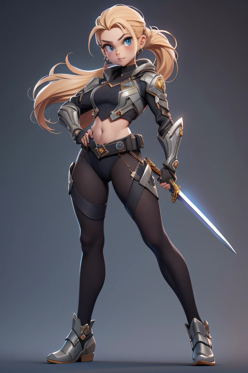 Mini cammy, (cammy), solo, ray tracing, Estilo 3D, 3DMM, ((3 poses por foto)), ((3 poses em cada foto)), corpo inteiro,(Front view),(Emisão Costas), (Emist on the left), mostrar barriga lisa, (((3 poses por foto))),(seios muito grandes), barriga perfeita, olhos perfeitos e simetricos, (perfect hands), ((Futuristic sword in hand)), ((cabelos curto)),((Roupas de bruxo abertas)),roupa branca com bordas texturizadas, pele clara, luemas detalhadas, White thigh-high tights with trim, emestido aberto em "em", cintura fina, pernas grande, low water, Show legs to the top of the waist, (tecido partido caindo sobre as pernas),((top aberto)),pele ultra realista, olhos realistas humano
