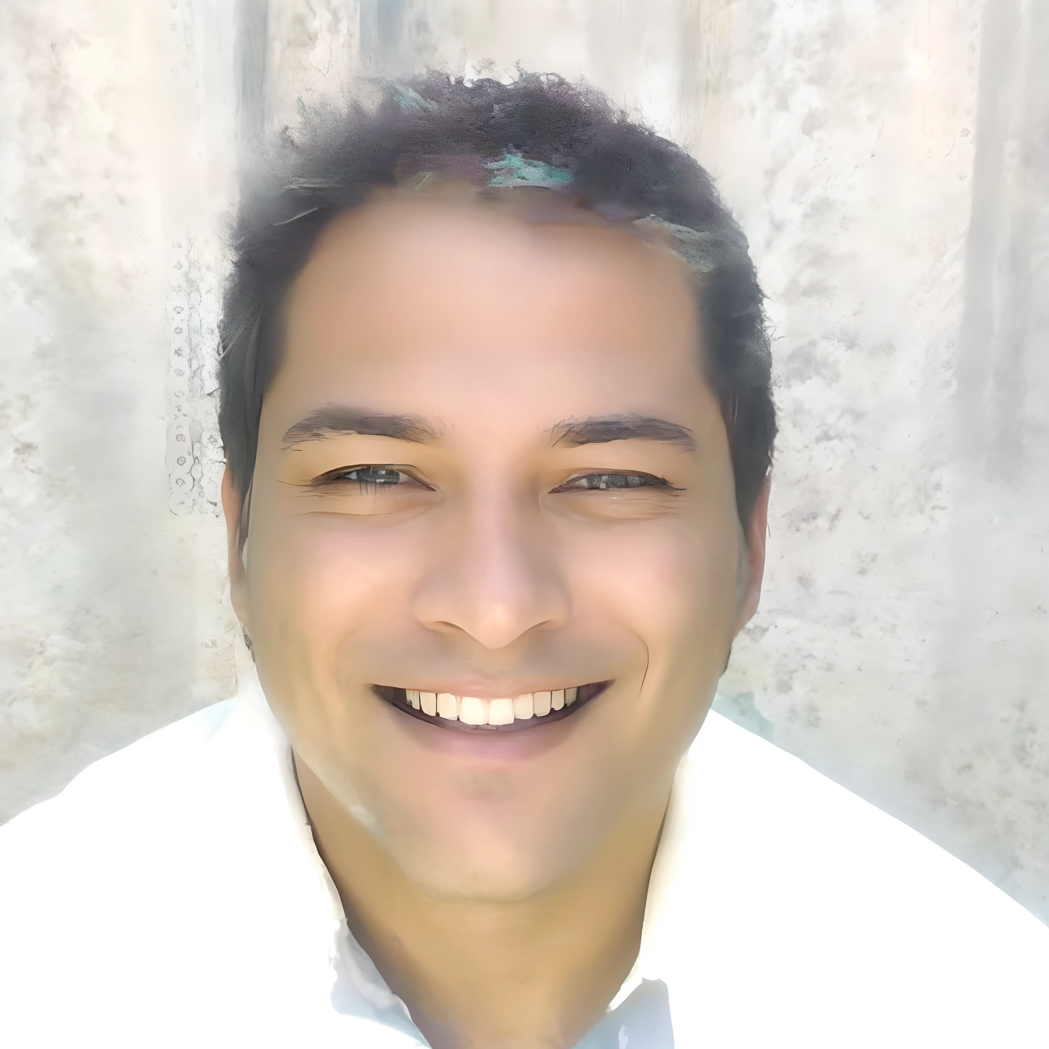 (best quality,realistic:1.37),portrait,ocean view,palm trees,sandy beach,crystal clear water,bright blue sky,warm sunlight,smiling,happy man,facing the camera,blue t-shirt,relaxed stance,euphoric expression,wind blowing through his hair,cheerful atmosphere,serene and peaceful ambiance,vibrant colors,sparkling waves,tranquil scenery,summer vibes,exciting vacation destination,tropical paradise,blissful relaxation,beauty of nature,endless horizon,escape from reality,tranquility in the air,unforgettable memories,majestic coastline,coconut trees swaying gently,fresh ocean breeze,sounds of seagulls,seashells scattered on the sand,footprints leading to the water,outstretched arms,soft golden sand between his toes,joyful laughter echoing,harmony between man and nature,calmness of the sea,warmth of the sun,glistening seafoam,dreamy escape,serenity in every detail.