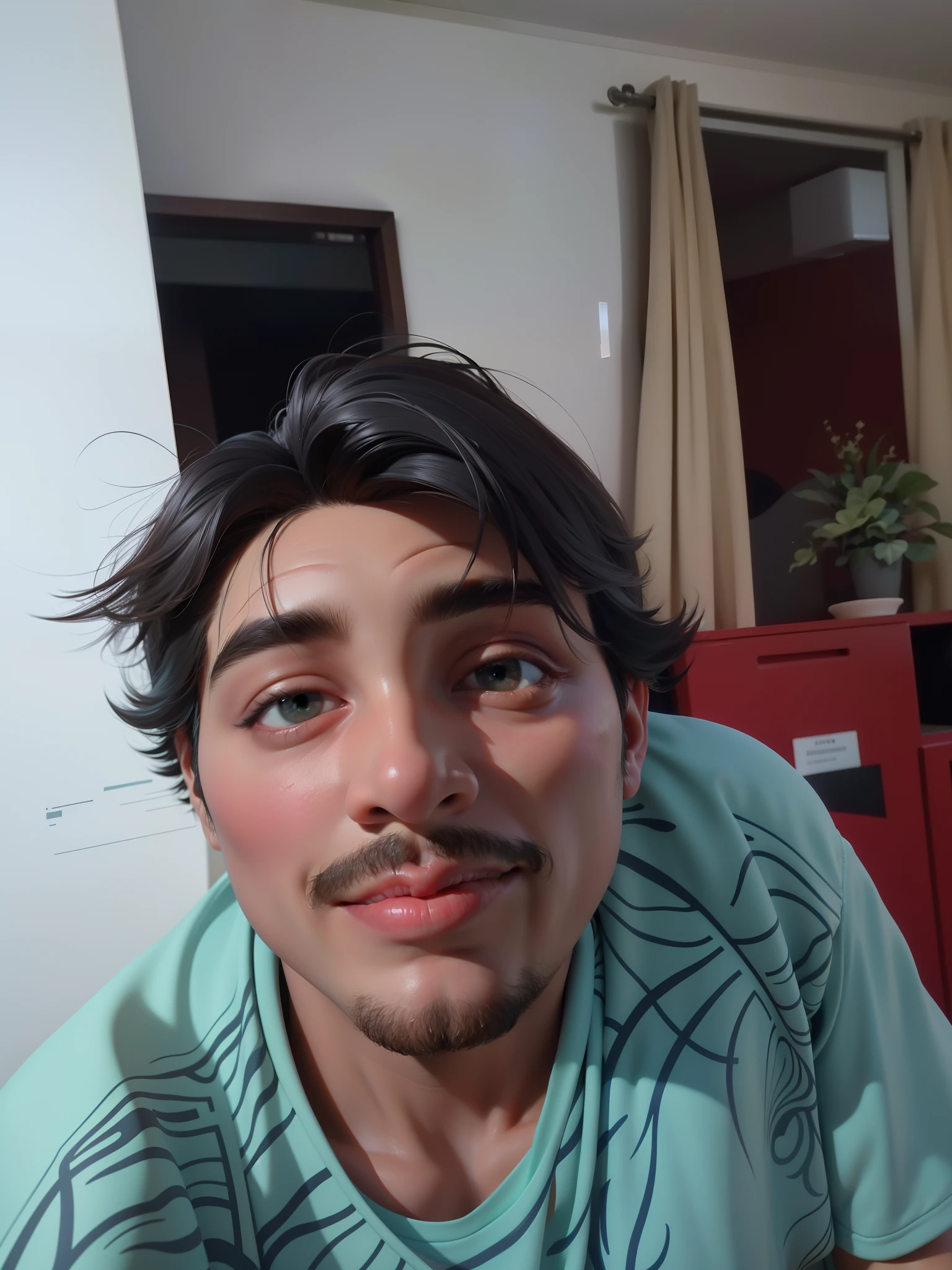 Estilo 3DMM, (obra-prima, qualidade superior, melhor qualidade, arte oficial, handsome and aesthetic: 1.2), (arte fractal: 1.3),