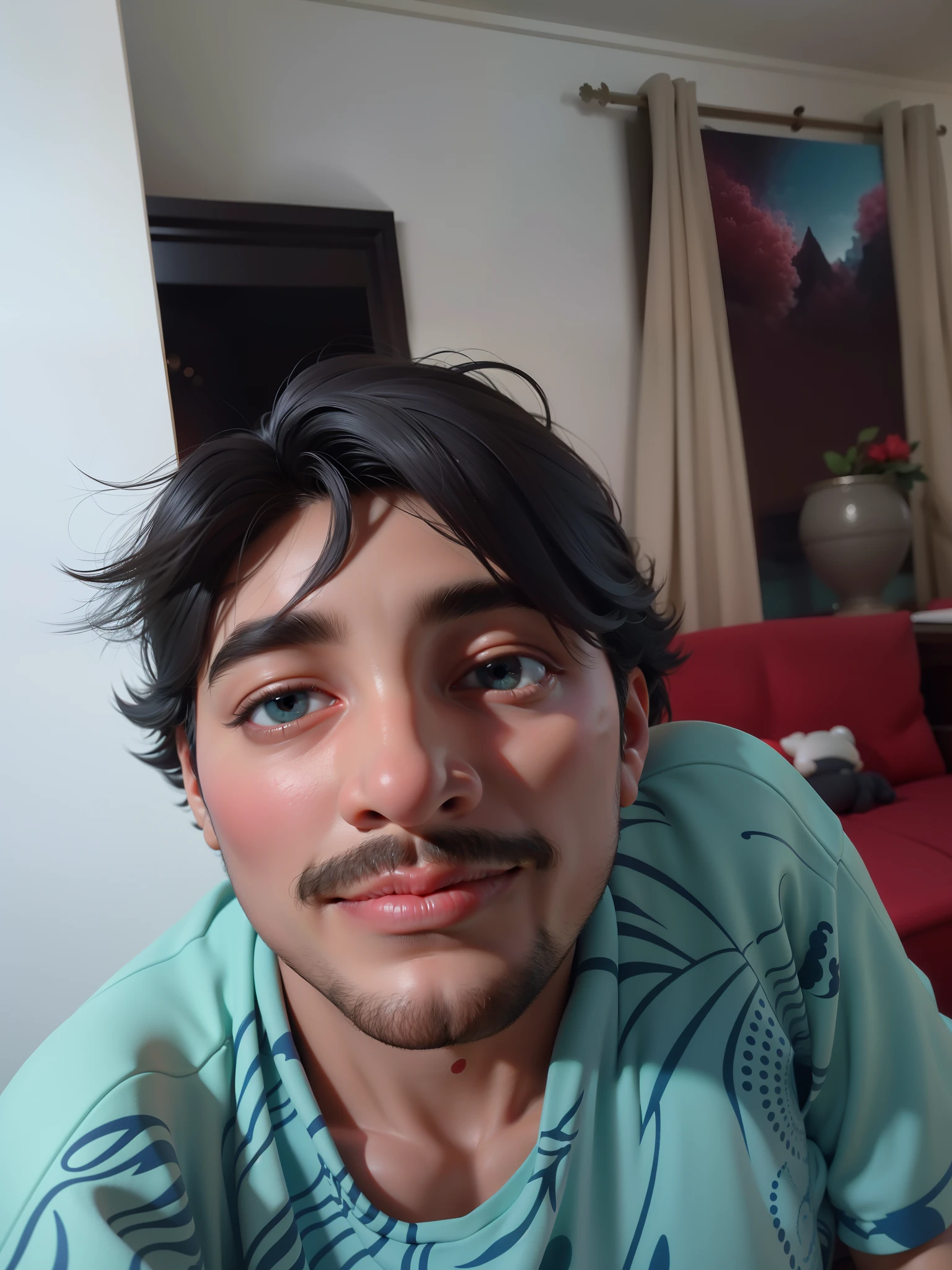 Estilo 3DMM, (obra-prima, qualidade superior, melhor qualidade, arte oficial, handsome and aesthetic: 1.2), (arte fractal: 1.3),