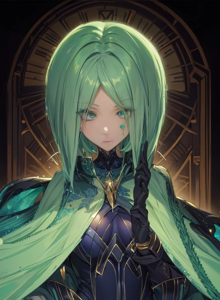 ((Masterpiece, Highest quality)), Detailed face, CharacterDesignSheet, full bodyesbian, Full of details,, Highly detailed, Depth, Many parts,Beautiful paladin girl,Holding a shield,Extremely beautiful,High Balance, Natural light, Lace,lacepantyhose,sparkling with stars,Light green hair,hentail realism, shadowing,character sheets, reference sheet, Standing painting, 8K, Super detail, 1080p, Women's HD,Slim,femele, 16k, A high resolution, Best quality, High quality, Anatomically correct, Masterpiece, ccurate, hyper HD,As graceful as a swan,unreal-engine, Ghibli-like colors, anime, Standing painting, angle of view,Full body photo,Silver Moon,ln the forest,Look up