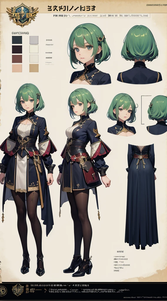 ((Masterpiece, Highest quality)), Detailed face, CharacterDesignSheet, full bodyesbian, Full of details,, Highly detailed, Depth, Many parts,Beautiful paladin girl,Holding a shield,Extremely beautiful,High Balance, Natural light, Lace,lacepantyhose,sparkling with stars,Light green hair,hentail realism, shadowing,character sheets, reference sheet, Standing painting, 8K, Super detail, 1080p, Women's HD,Slim,femele, 16k, A high resolution, Best quality, High quality, Anatomically correct, Masterpiece, ccurate, hyper HD,As graceful as a swan,unreal-engine, Ghibli-like colors, anime, Standing painting, angle of view,Full body photo,Silvermoon Forest,Look up