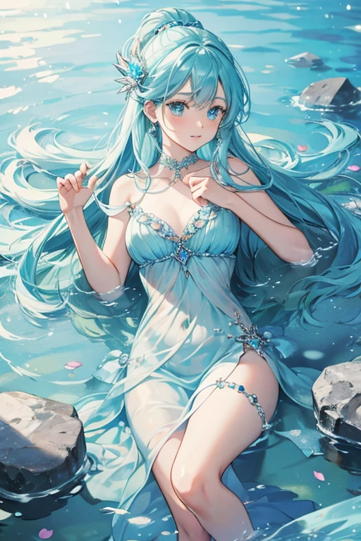 aquamarine stone goddess