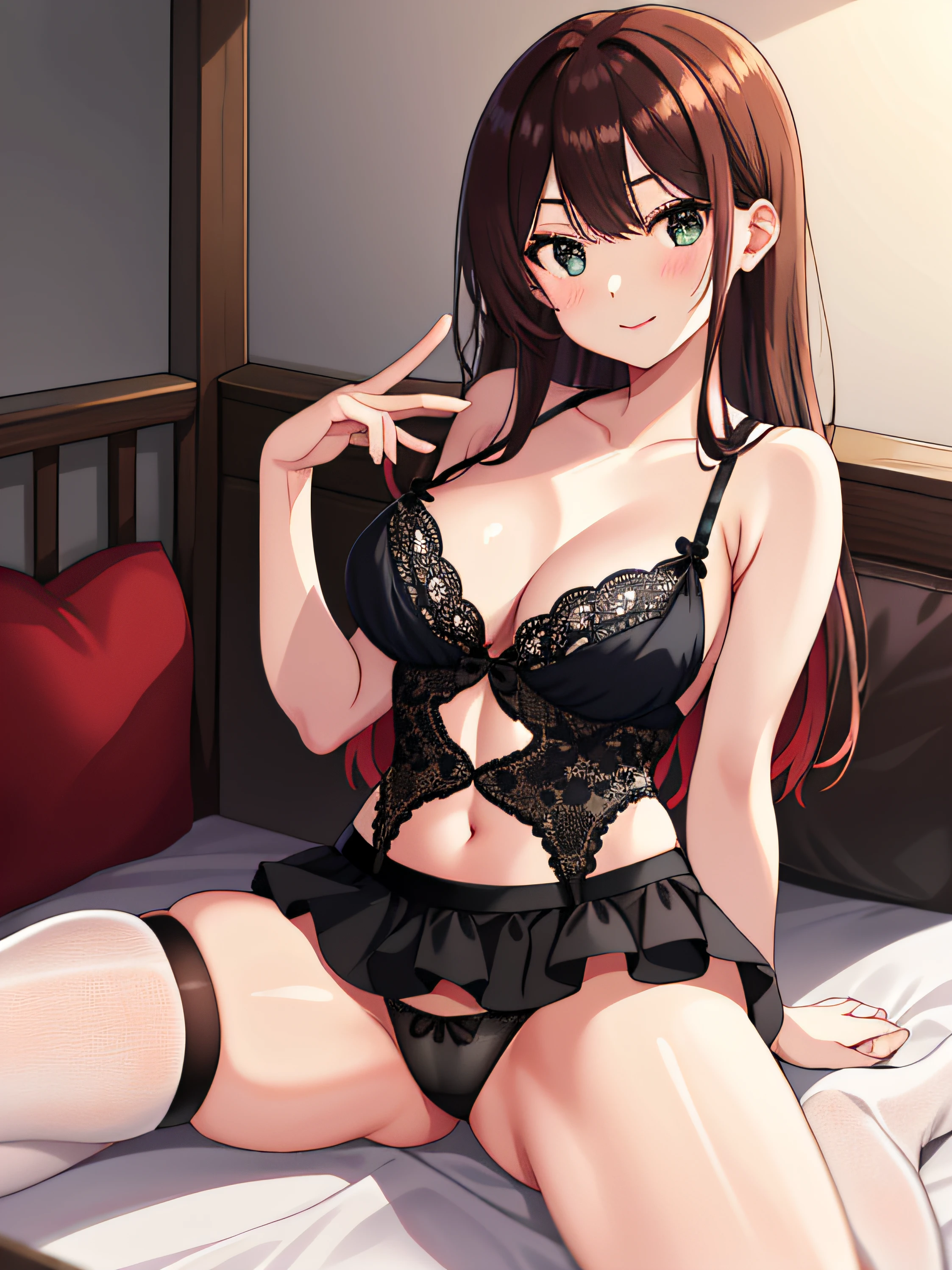 mizuharachizuru, tmasterpiece,high quarity,Real Photographics),intricate-detail,Fantastic atmosphere,Colorful effects,Pure and beautiful girl,Delicate and detailed face and eyes,Delicate Makeup,Clavicle,black lence stockings,Short skirt with a sense of design,((Sexy)),domineering sitting posture,Spread your legs apart,Thong Panties,palace background,I'm smiling at you, girl with,(Natural Skin Texture,Realistic eye details:1.2)Beautiful soft light,Rim Lights,vibrant detail,hyper realisitc,parfect anatomy,face muscles,ellegance,beatiful backgrounds,rendering by octane,APPLE STYLE,8K,best qualtiy,tmasterpiece,illustratio,Very sophisticated、Beautiful fece, nffsw,solidarity,wall-paper, (realisticlying,realisticlying:1.2),astounding,Up to detail,tmasterpiece,best qualtiy,offcial art, Awesome, peeping at the viewer, Realistis, The whole body is in the shot, on the lap, squatt, brunette color hair, Long whit hair, Thorough, large tall, Real water, White Less Cloth Transparent Mini Shirt, White transparent thong, beach side, RAWE is very detailed, Ahegao, rolling her eyes, Be red in the face, Blowing tide,very Bigger breasts,Camel toes, Grasp your breasts with both hands,spreads her legs, sexually arousing, Sexual expression, Glossy glossy skin、An ultra-high picture quality, Super Detail, 超A high resolution, Transcendent erotic sexy woman, Double eyelids, Amorous expression, lewd expression, , Light brown shiny flowing layered straight hair, Very small breasts, Abs, perfectly proportions, slender, Black lace lingerie very small bra and lace bottom panties, Garter Belt, knee high socks, thighs thighs thighs thighs, Sit with your legs wide open, Bedroom, gripping, hand job, Professional Lighting, majicMIX Real、foco nítido:1.3、(Fotografia RAW:1.2)、(Fotorrealista:1.4)、Belo Detalhe、and delicate facial expressions、((Para lingerie sexy、calcinha molhada branca、pelos pubianos salientes))、(close-up calcinha:1.3)、(pernas abertas:1.2)、belos olhos detalhados、tamanho de arquivo enorme、ult