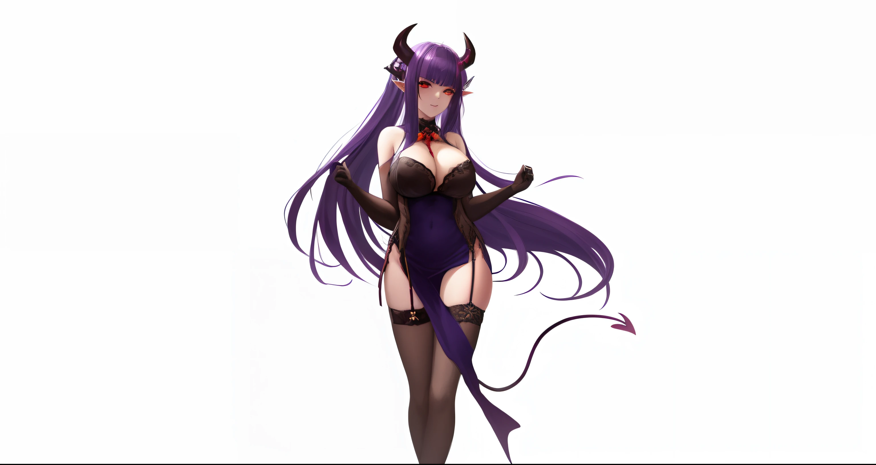 Menina anime com cabelo vermelho e vestido preto andando no escuro, Succubus em vestido curto apertado, Succubus bonito, succubus, succubus | medieval, menina anime demon, mulher do diabo de corpo inteiro, Beautiful elegant demon queen, Demon girl, demoness, giesha demon, mika kurai demon, Succubus no retrato do vestido de sol, Lilith, dark demonic dancer