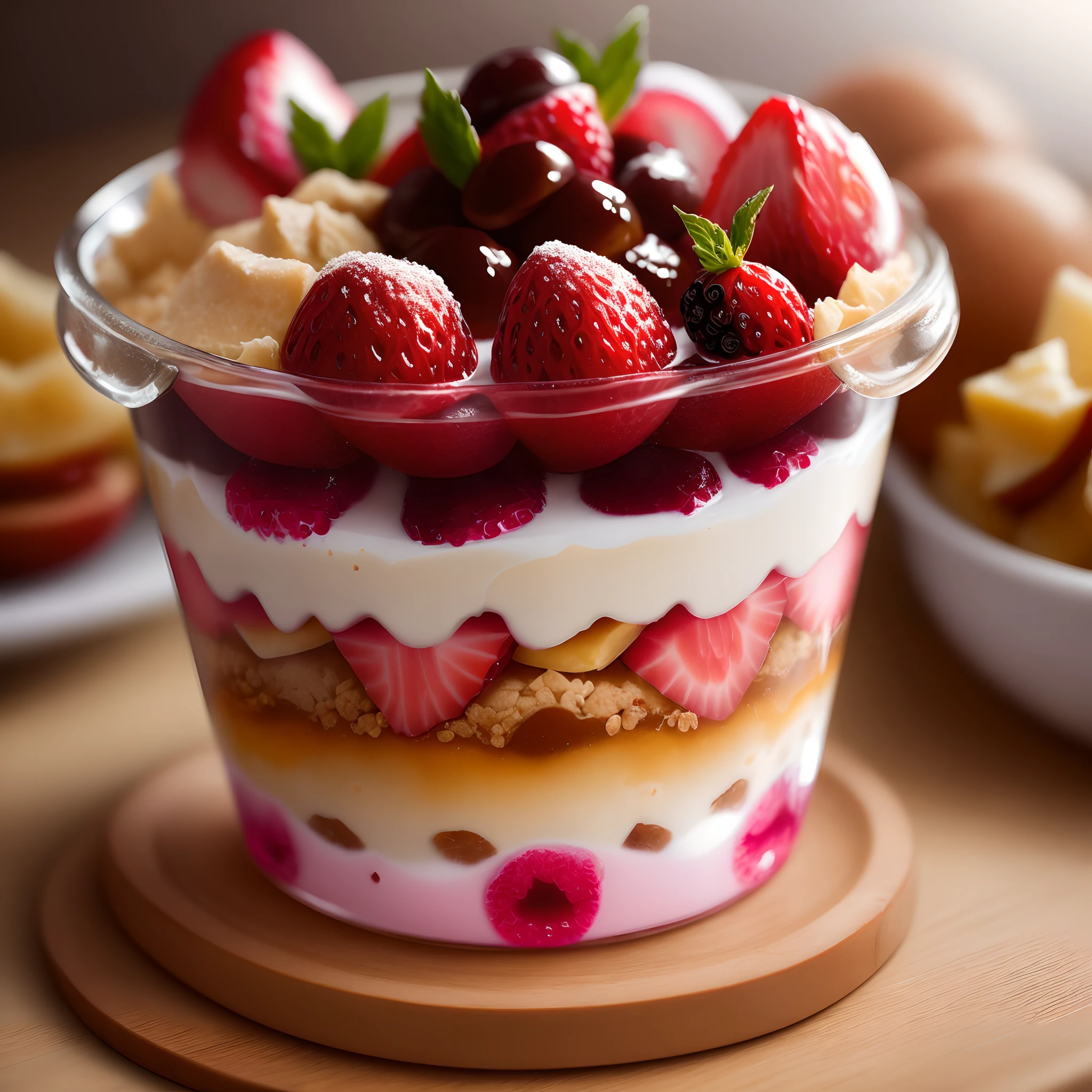 parfait top-quality Top image quality It looks delicious Raw photo