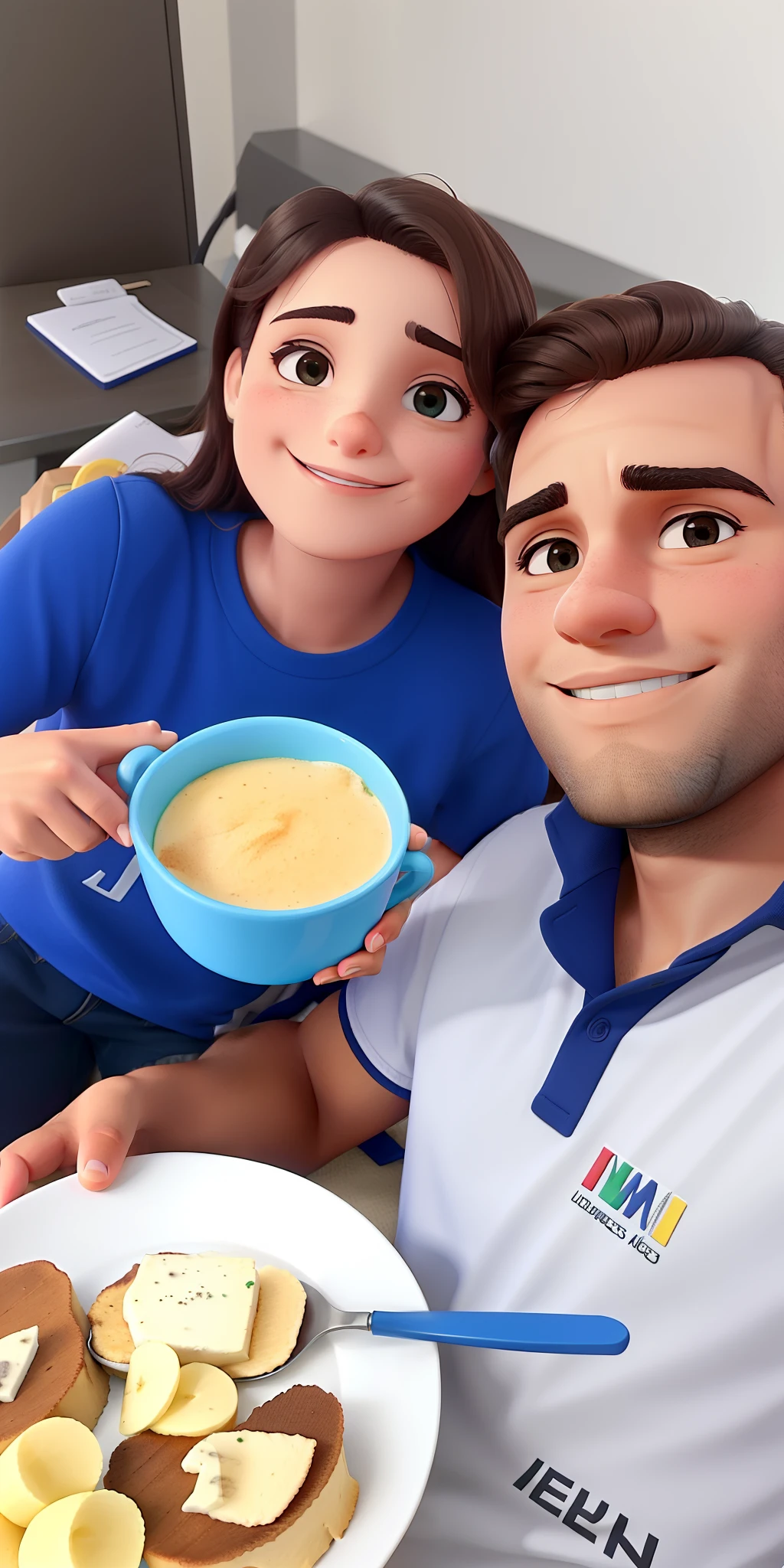 Um homem e uma mulher brancos, melhor qualidade, alta qualidade