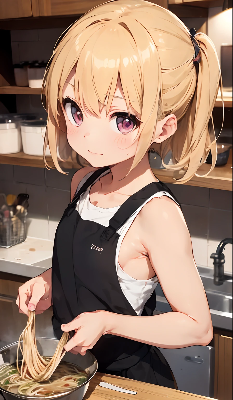 Master tigers, naked, huge breasts, she is showing her tits, linda, sexy, looking at the viewer, she has huge tits size, she is completely naked, she has naked tits, round ass, NSFW, pretty face, perfect hands, wearing a starbucks apron, blushing, short hair, she is serving in a coffee shop, showing pussy and tits