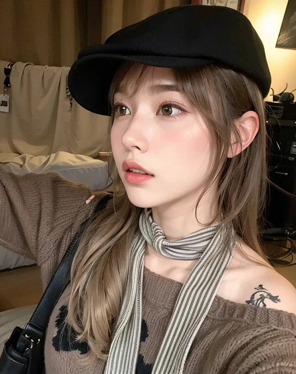 Wonyoung from IVE face, foto realista, ultra HD, 8k, big juicy lips 