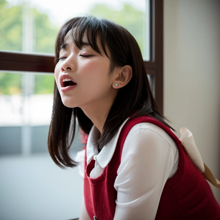 1人、a matural female、vests、the bow、a picture、逼真、top-quality、adopt、A detailed face、s Office、Building from the window、细致背景、Diffused sunlight、depth of fields、Bokeh、Three fingers of the molester are inserted into the smeared with a powerful aphrodisiac, and the pleasure of being moved recklessly closes both eyes with a face that is dyed crimson so much that even the ears seem abnormal.『feels good〜 more more Ikiso orgasm orgasm I'll go〜』- She screamed and reached a fierce climax