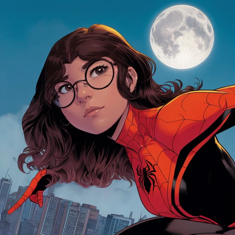 aranha - homem ea aranha sinistra - mulher, ( ( Mulher-Aranha ) ), Mulher Aranha, Mulher-Aranha!!!!!, Mulher-Aranha!!, Pedro Parker, spider - estilo de arte verso, maravilha, sem texto, por Chip Zdarsky, rebecca sugar, hero, Kate Bispo, Maria Jane, Martin then, aranhaverso, Directed by: Chris Moore, full-colour illustration