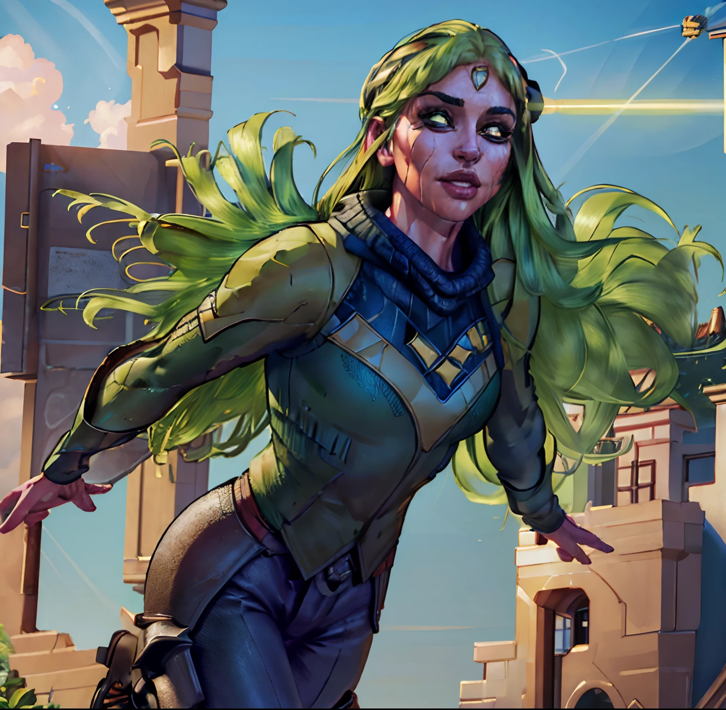 (best quality,4k,highres,masterpiece:1.2),ultra-detailed,realistic,photorealistic:1.37,Viv showcase,bright colors,radiant light,Viv character,3D rendering