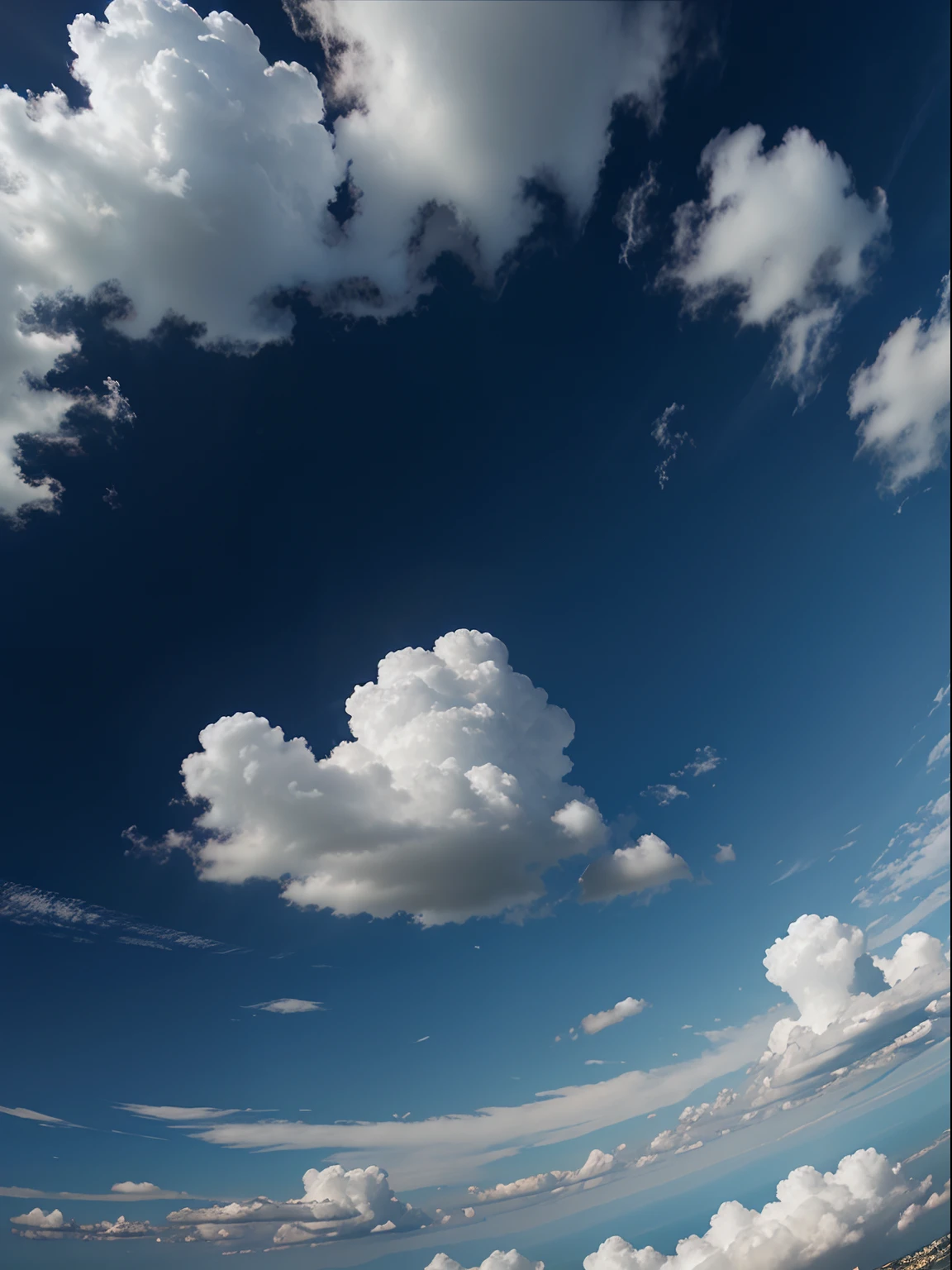 Aesthetics of the sky and clouds, 360 degree angle, Just sky and clouds
