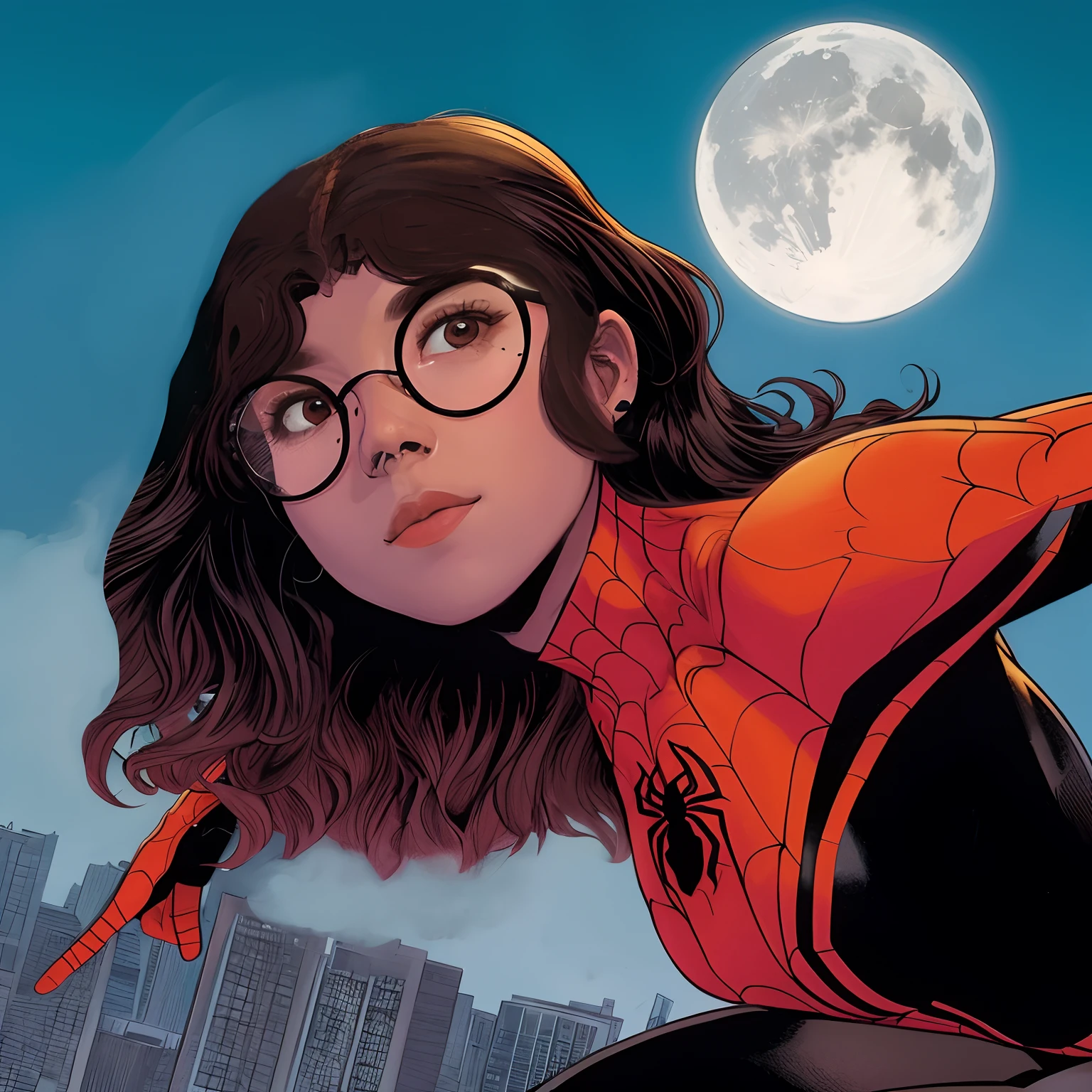aranha - homem ea aranha sinistra - mulher, ( ( Mulher-Aranha ) ), Mulher Aranha, Mulher-Aranha!!!!!, Mulher-Aranha!!, Pedro Parker, spider - estilo de arte verso, maravilha, sem texto, por Chip Zdarsky, rebecca sugar, hero, Kate Bispo, Maria Jane, Martin then, aranhaverso, Directed by: Chris Moore, full-colour illustration