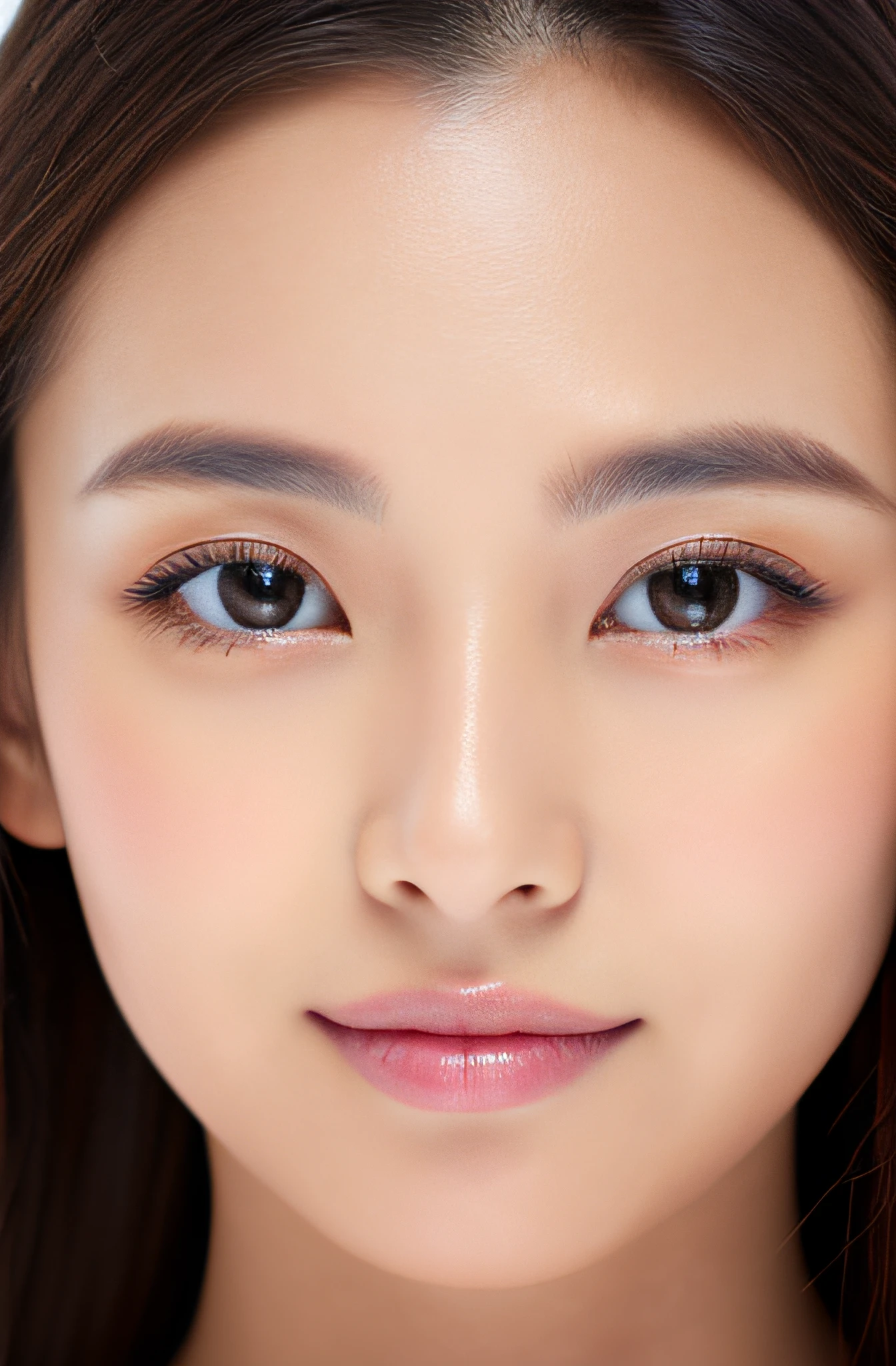 (top-quality、8k、32k、​masterpiece、UHD:1.2)、Photo of a cute Japanese woman、faces、Close-up of forehead、Natural makeup、pretty skin