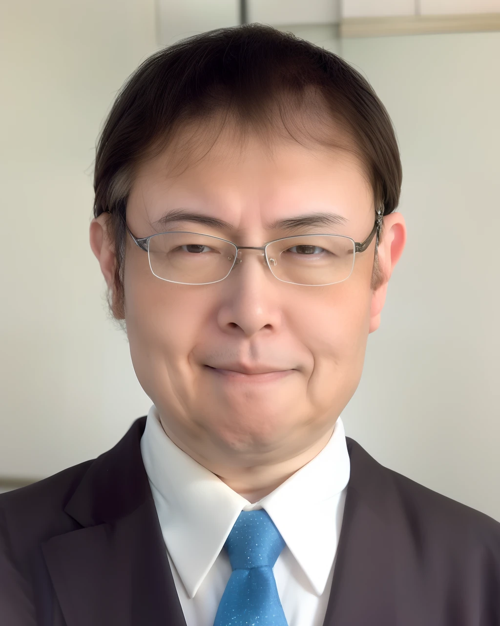 Araphedo man in suit and tie smiles at the camera, saito takao, Haruhiko Mikimoto, yoshifumi ushima, hiroyuki-mitsume takahashi, tatsuya endo, nishihara isao, hiyao miyazaki, Yoshiaki Kawajiri, daisuke tsutsumi, yasuhiko yoshikazu