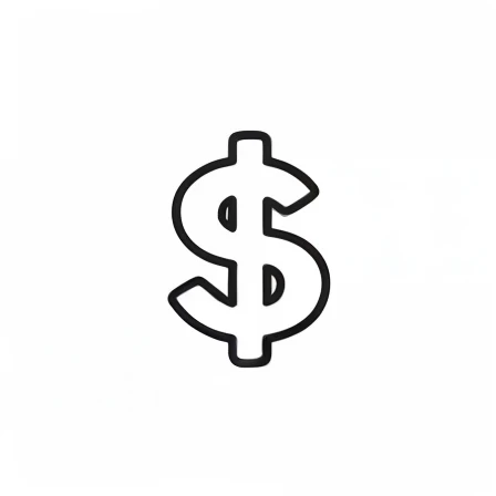 a black and white photo of a dollar sign on a white background, dollar sign, trending photo, dollar sign pupils, cash, isolated on white background, 4 k, 4k, image, 🔞🤡, money sign pupils, icon black and white, flat icon, high quality image, high quality picture, flat, vector icon, trending art, paid artwork