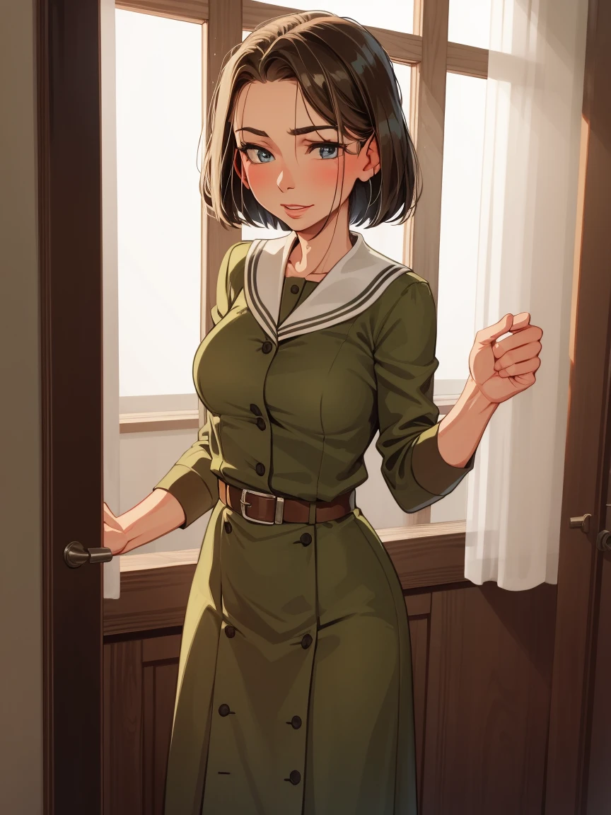 Woman from 1940s, 1940s era clothing, 1940s era female