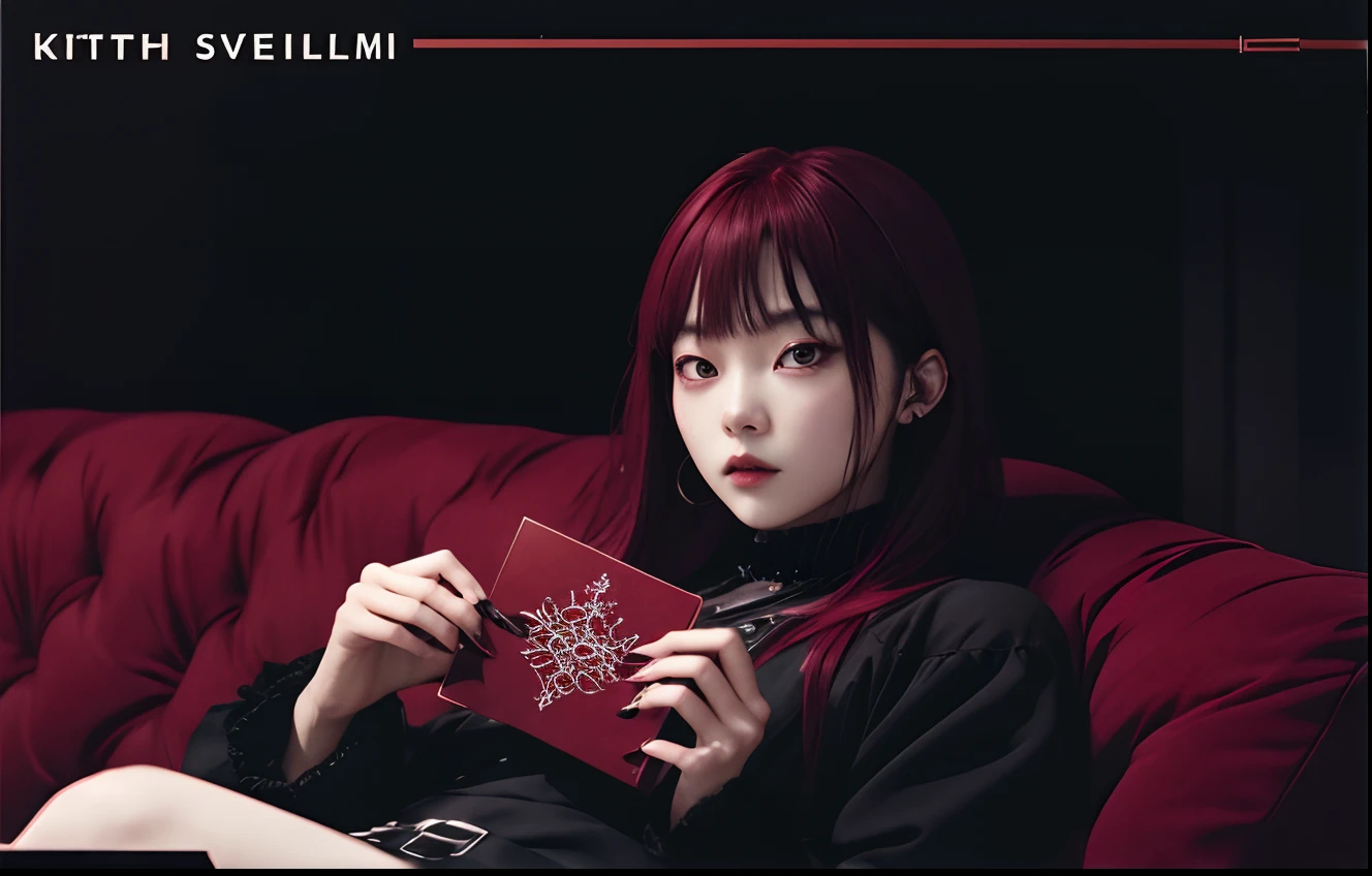 RedVelvet Seulgi chill kill Album cover gothic death note