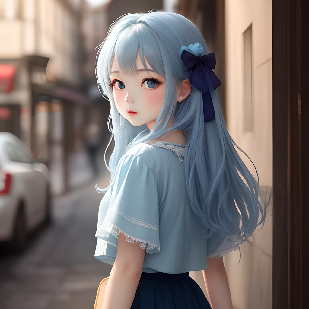 Light blue
girl