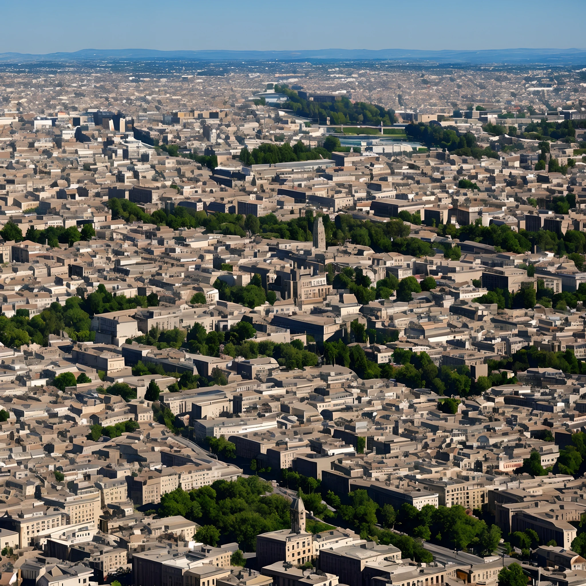 Zues looking over the city of troy