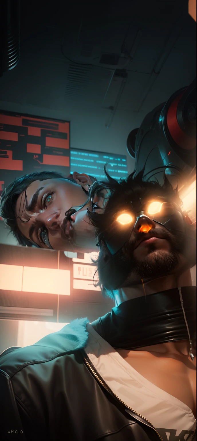 Cinematic bagraund, cyberpunk,danger,8k,best quality, handsome,king lion, handsome