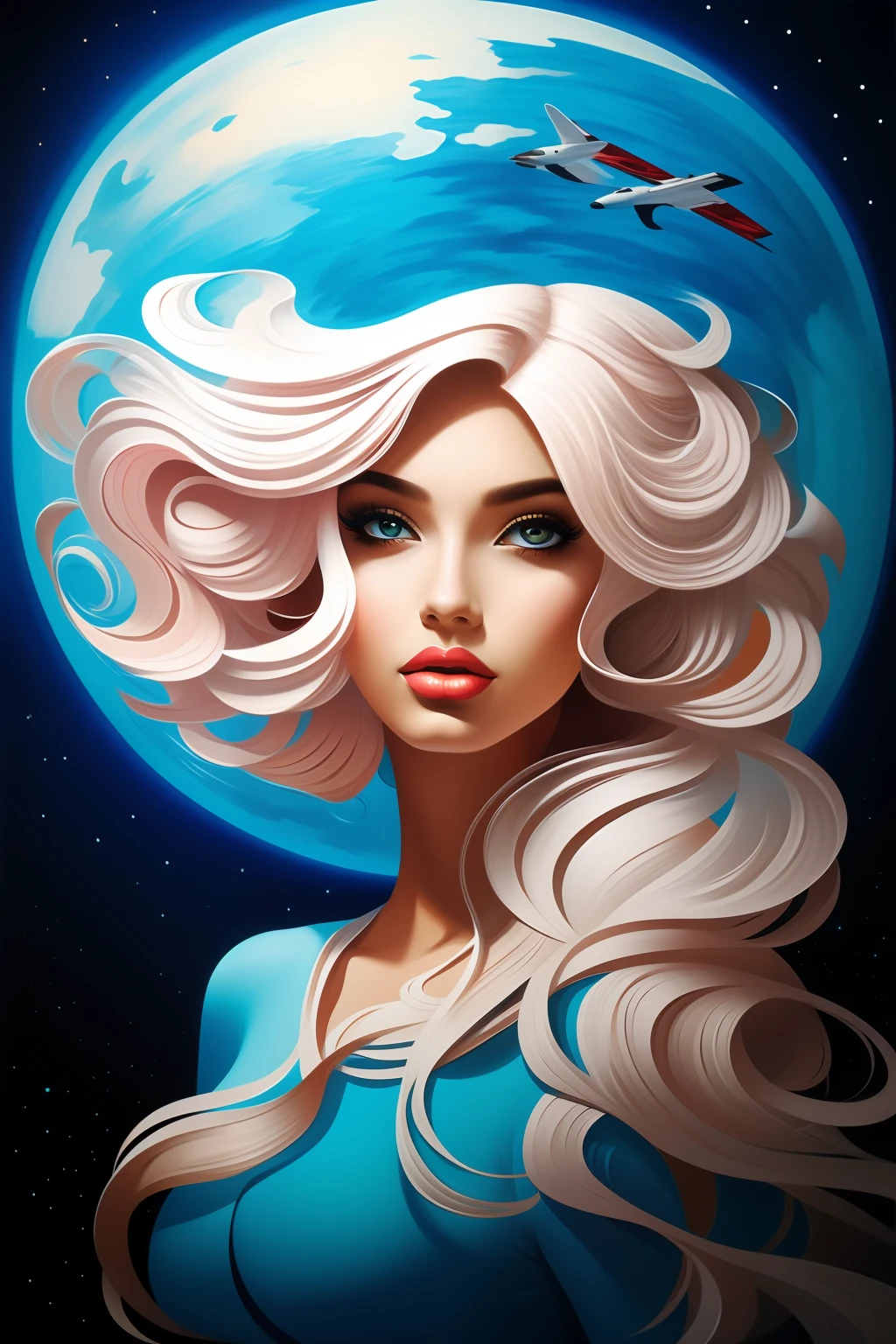 girl, surreal art